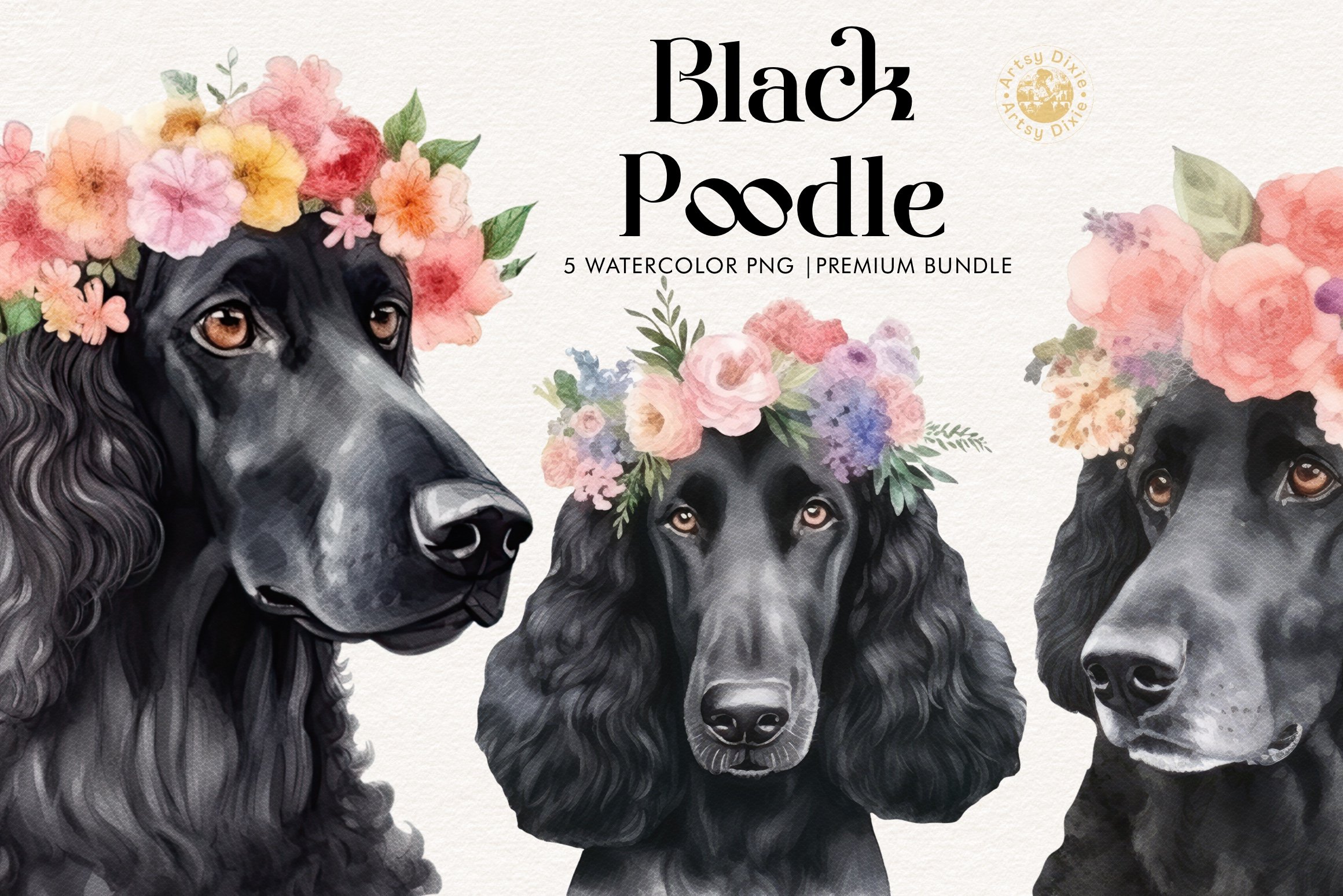 poodle puppy clipart