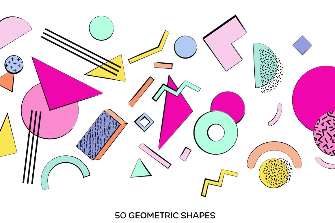 Mamphis Design Patterns And Shapes Design Cuts mamphis-design-patterns-and-shapes-design-cuts