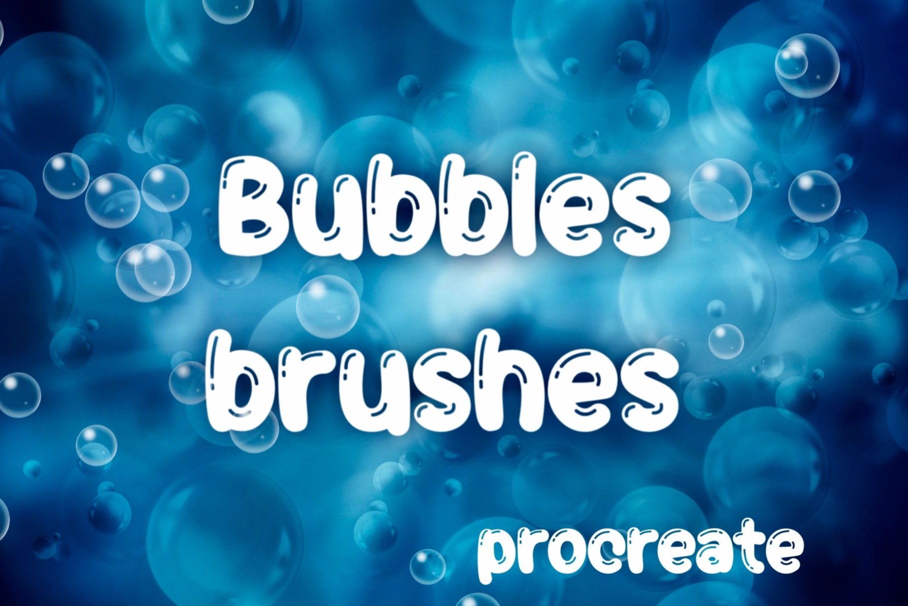 procreate bubble brushes free