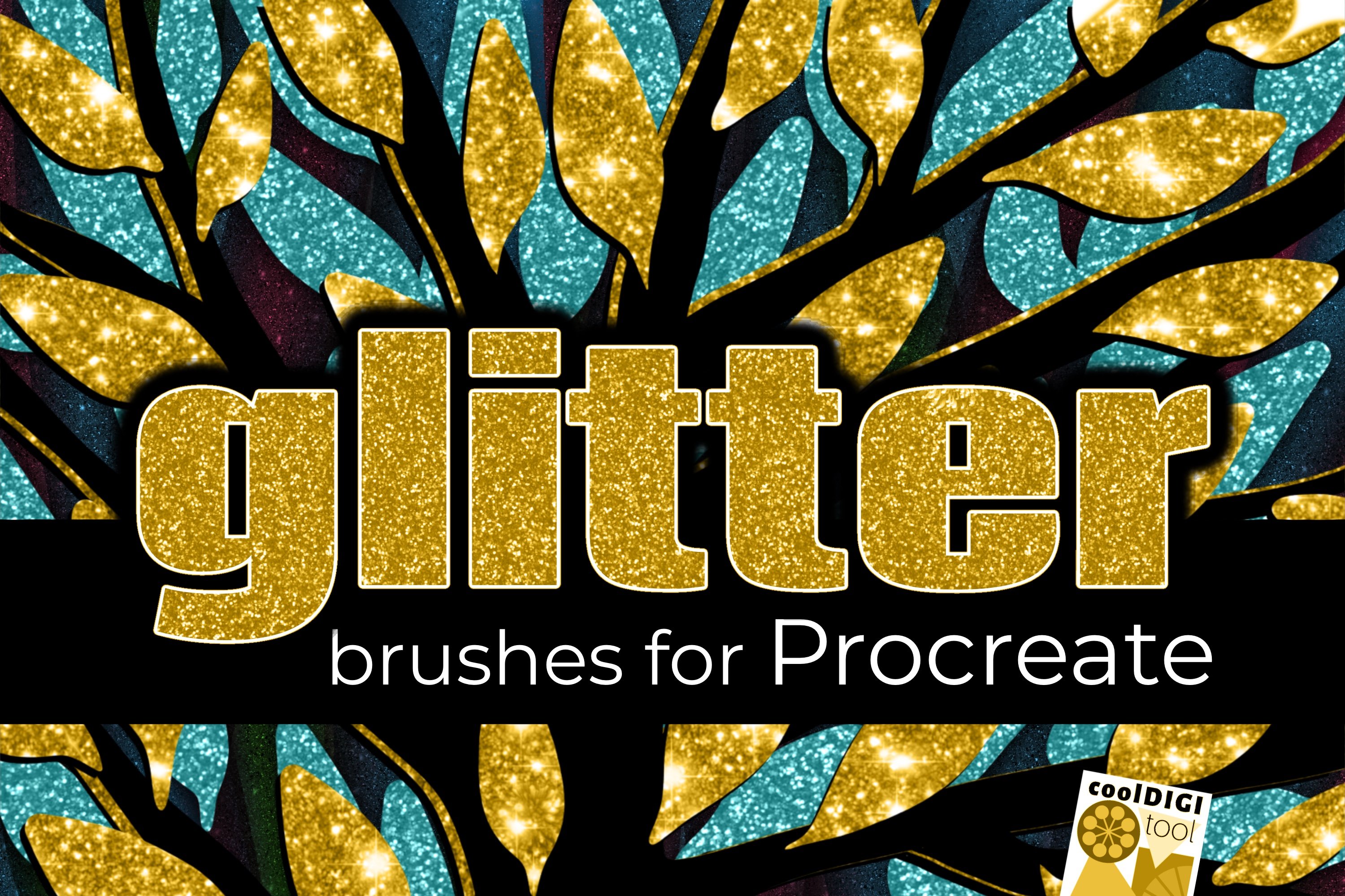 100 Procreate Glitter Brushes With Video Tutorial