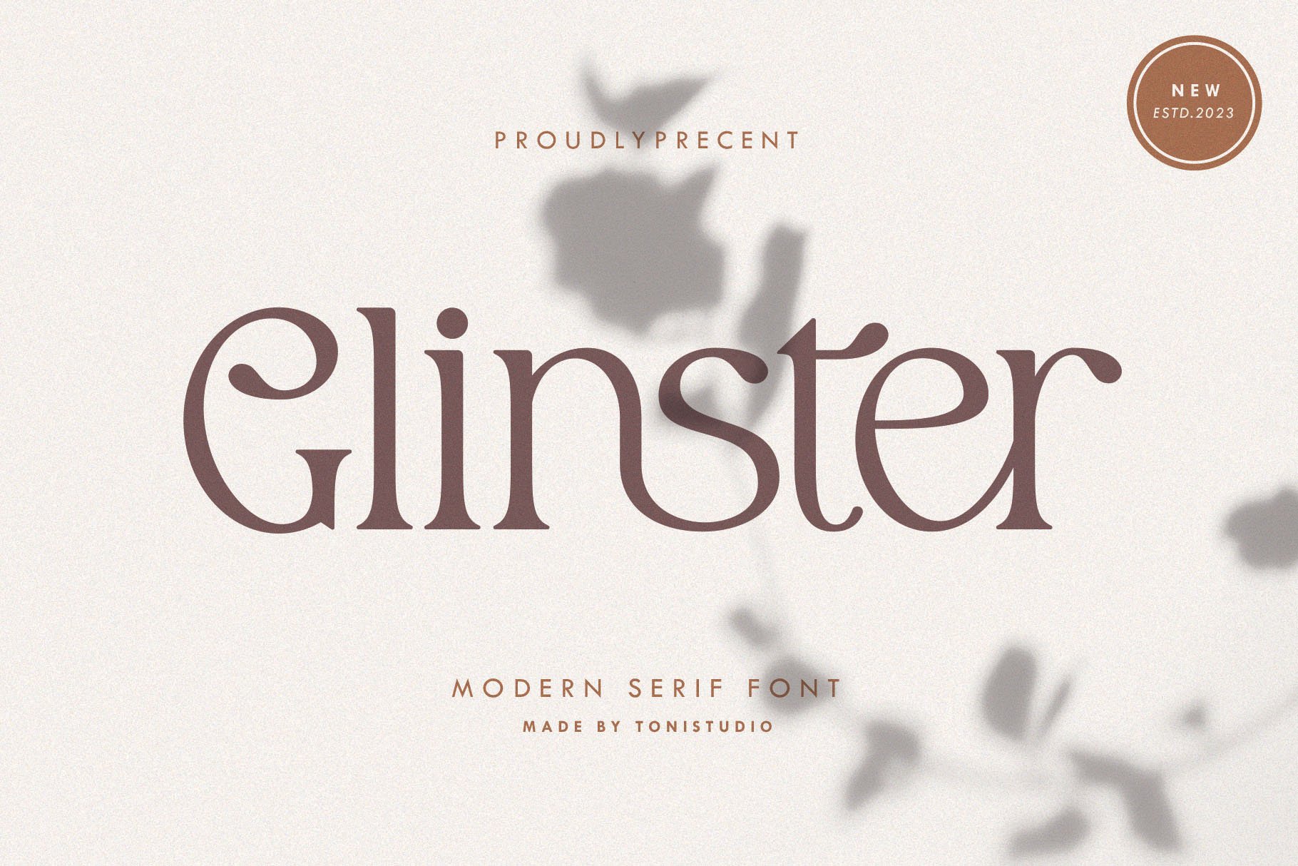 Glinster || Ligature Serif - Design Cuts