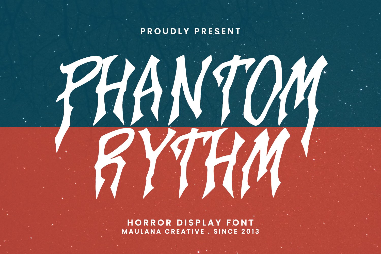 Phantom Rythm Horror Decorative Display Font - Design Cuts