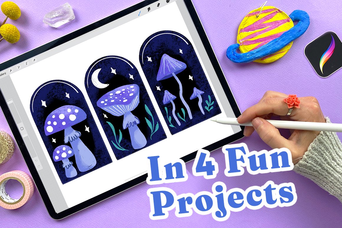 Procreate for Beginners: Learn Illustration on the iPad in 4 Projects