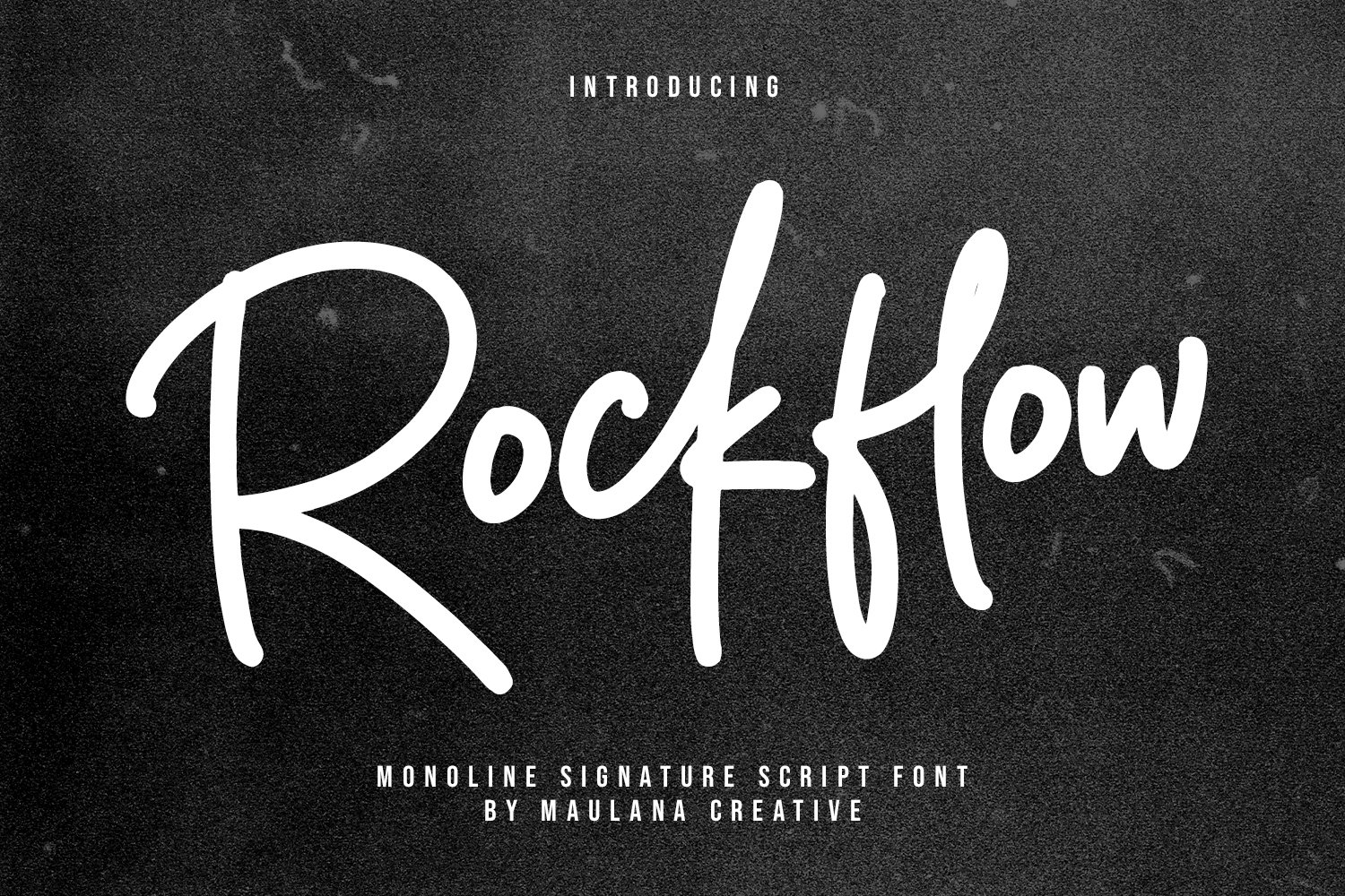 Rockflow Signature Script Font - Design Cuts