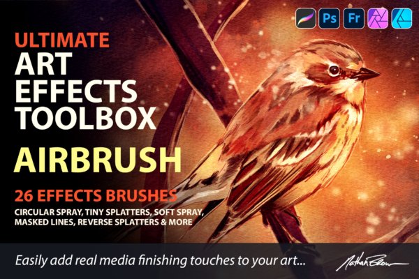 Ultimate Brush Toolbox – Gouache Brushes – Nathan Brown Art