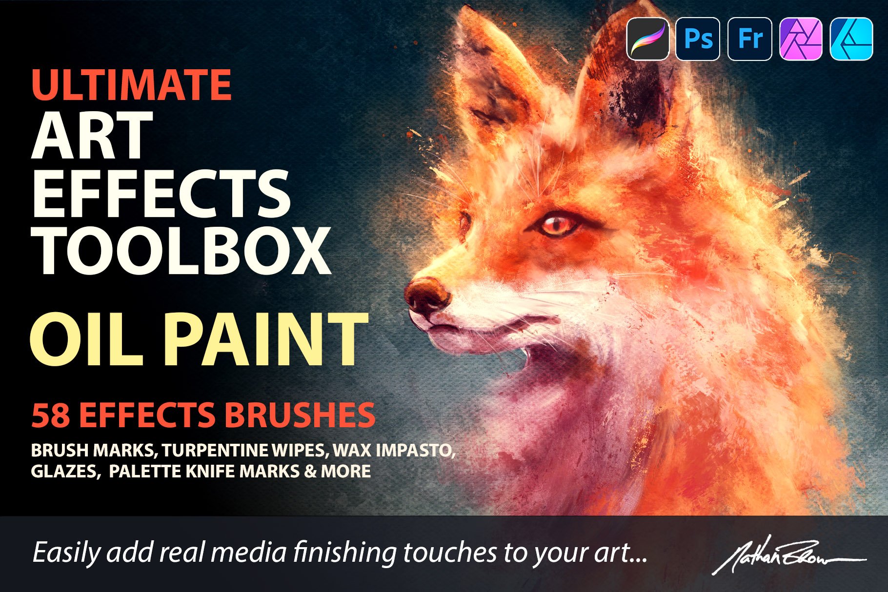 Oil Painting Brushes For Affinity - Design Cuts