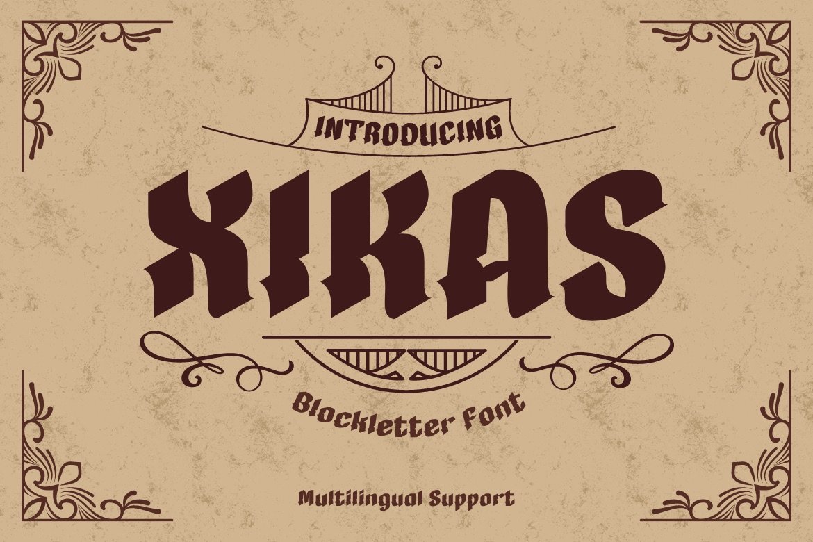 Xikas Font - Design Cuts