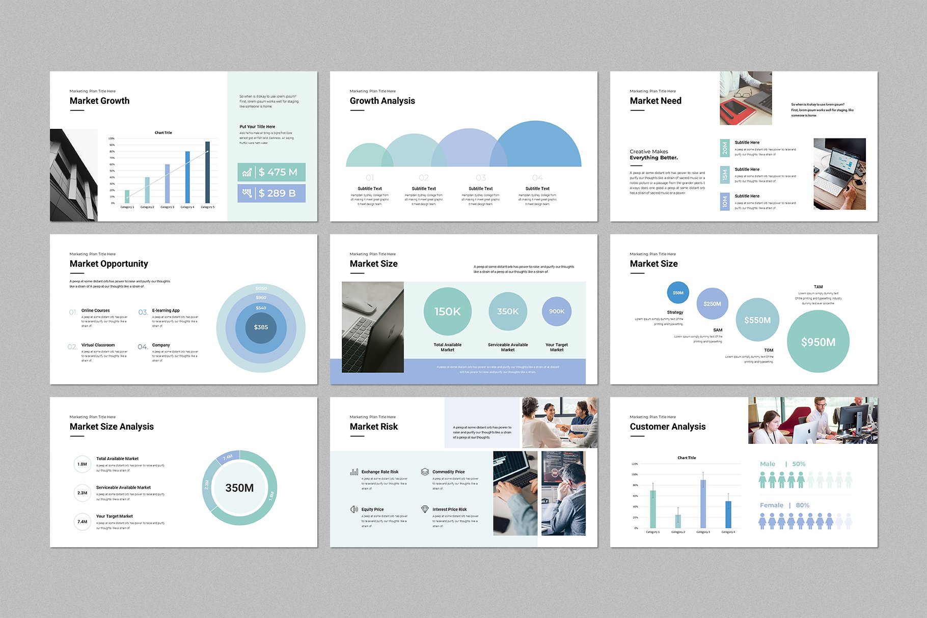 Marketing Plan PowerPoint Template 3 - Design Cuts