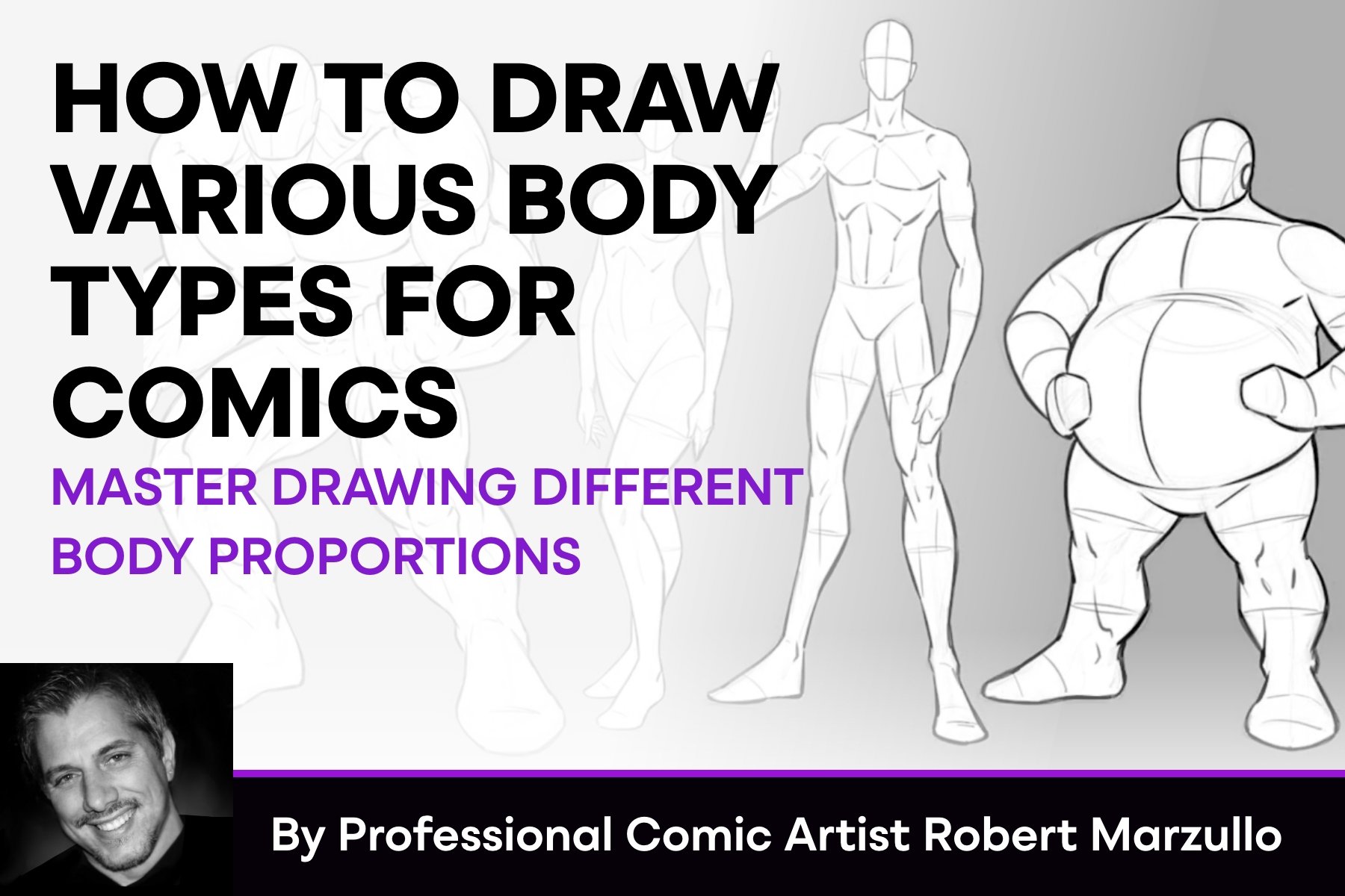 How to Draw Various Body Types and Proportions for Comics
