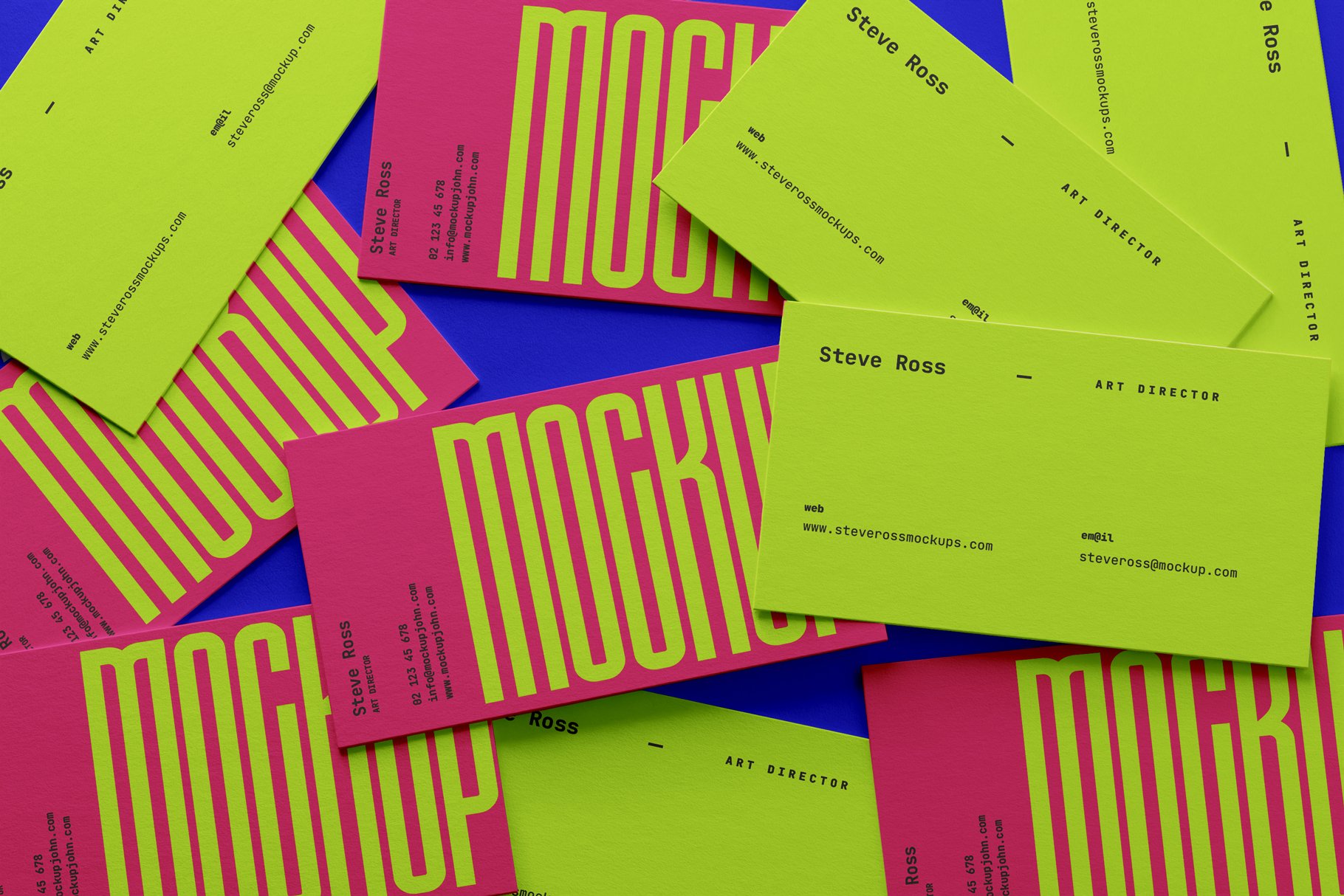 Urban Business Card Mockup Kit - Design Cuts