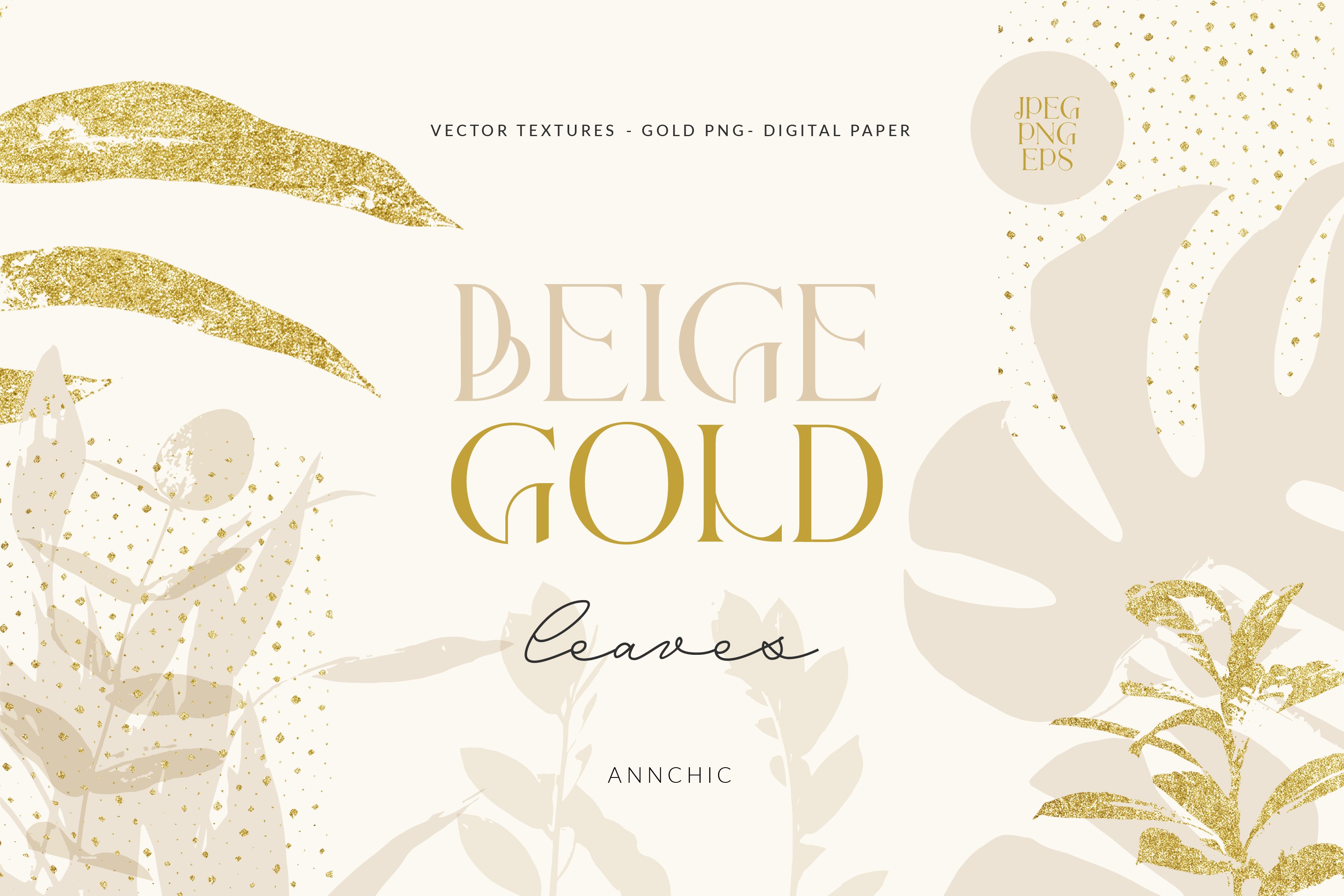 Gold Leaves Collection - Design Cuts