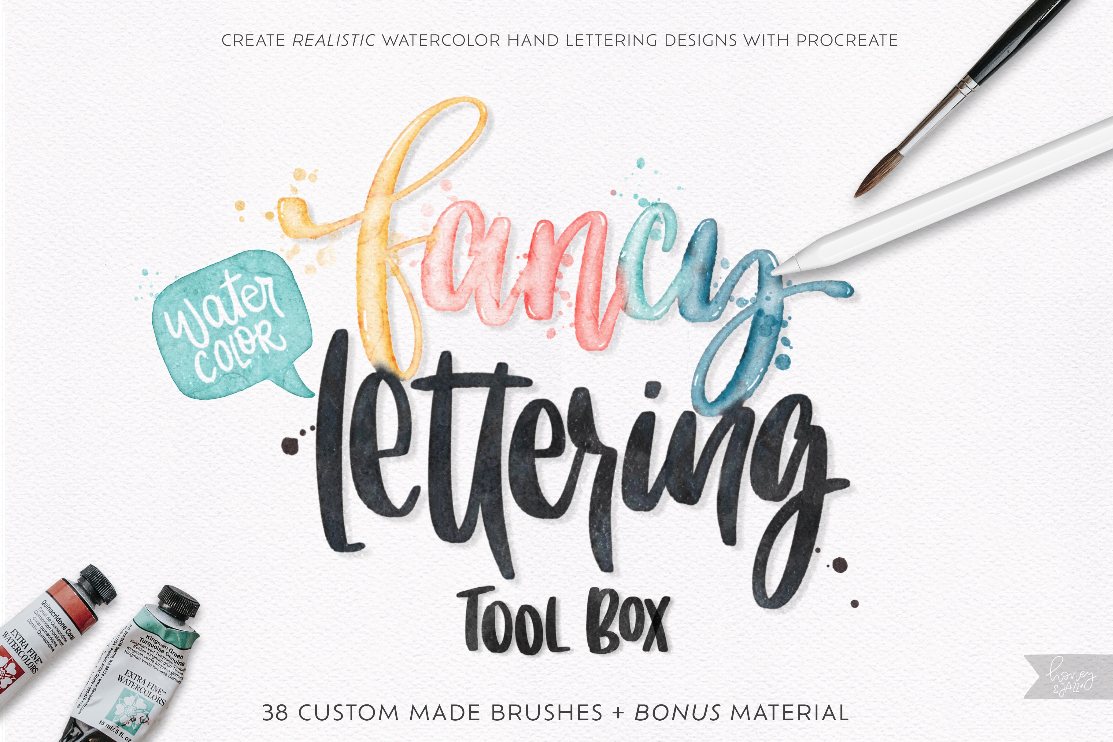 Metallic Watercolor Kit for Procreate - Design Cuts