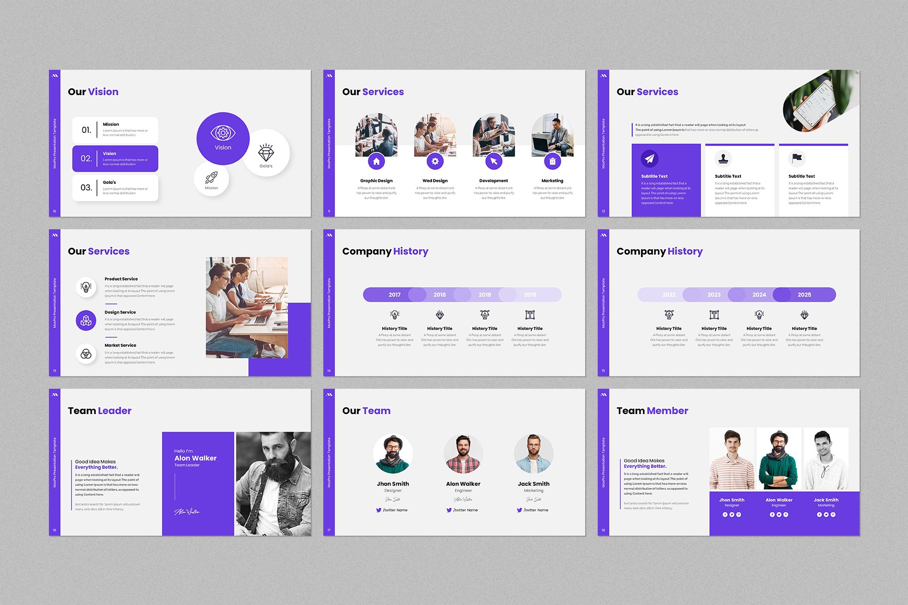 Maxpro Presentation Template - Design Cuts