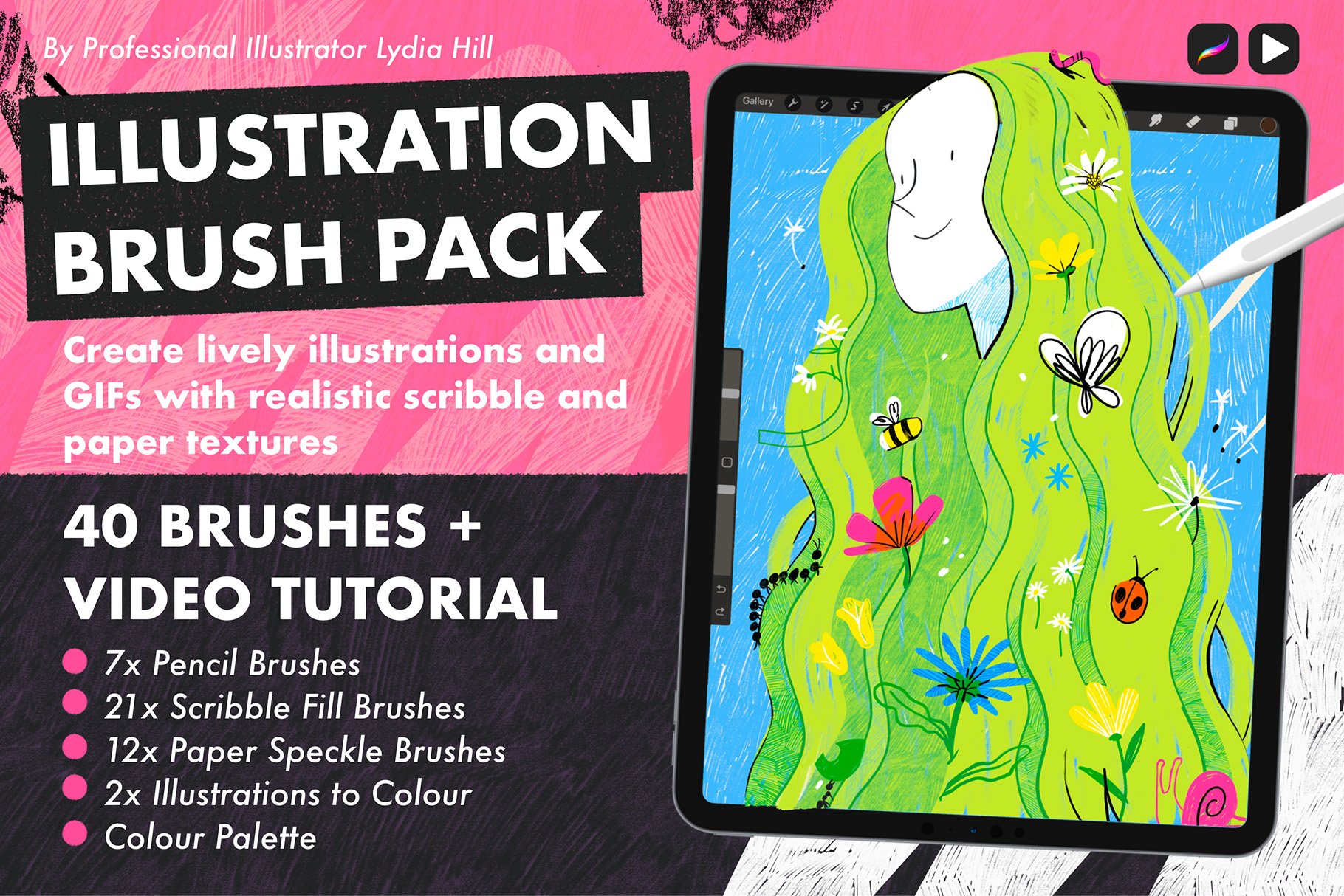 Illustration Brush Pack For Procreate
