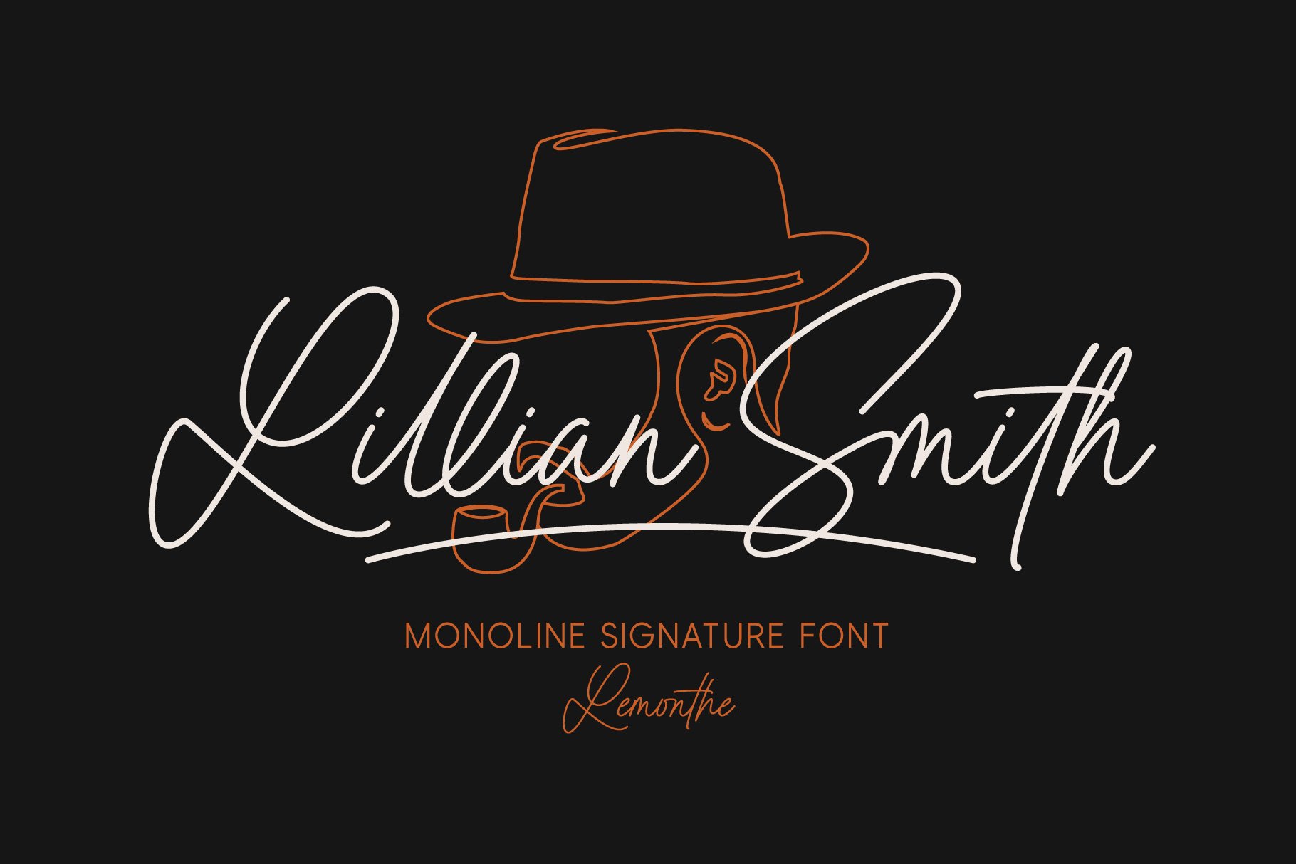 Lillian Smith | Monoline Signature - Design Cuts