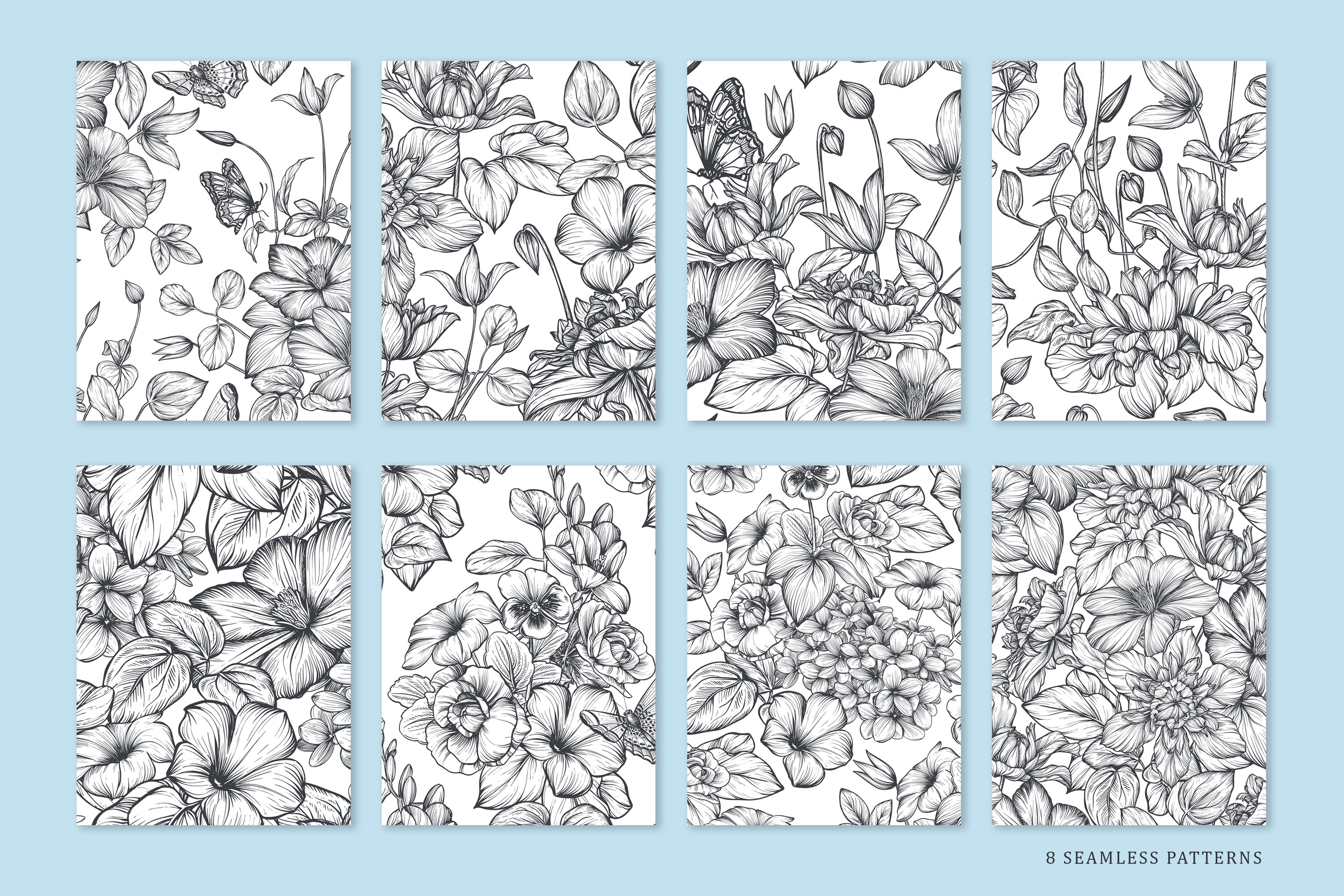 Blooming Garden Vector Collection - Design Cuts