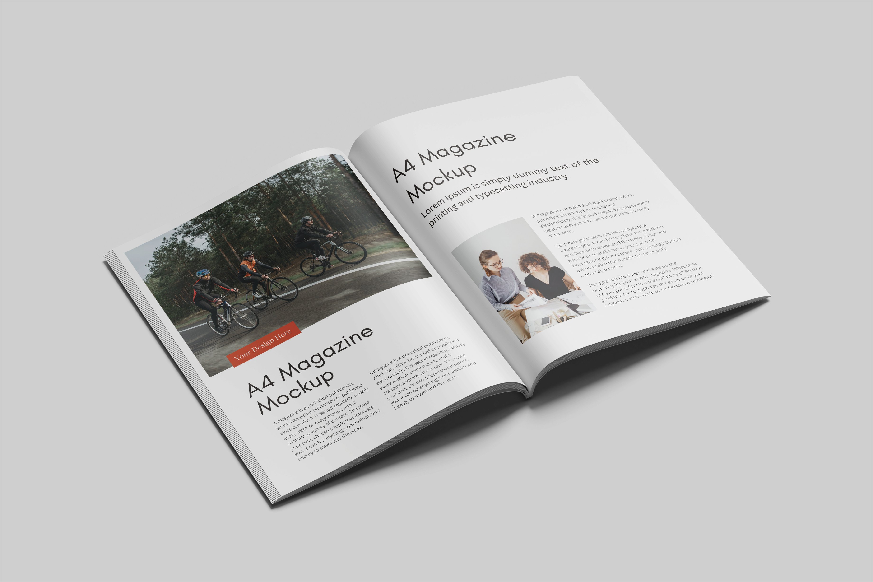 Realistic Magazine Mockup - Design Cuts