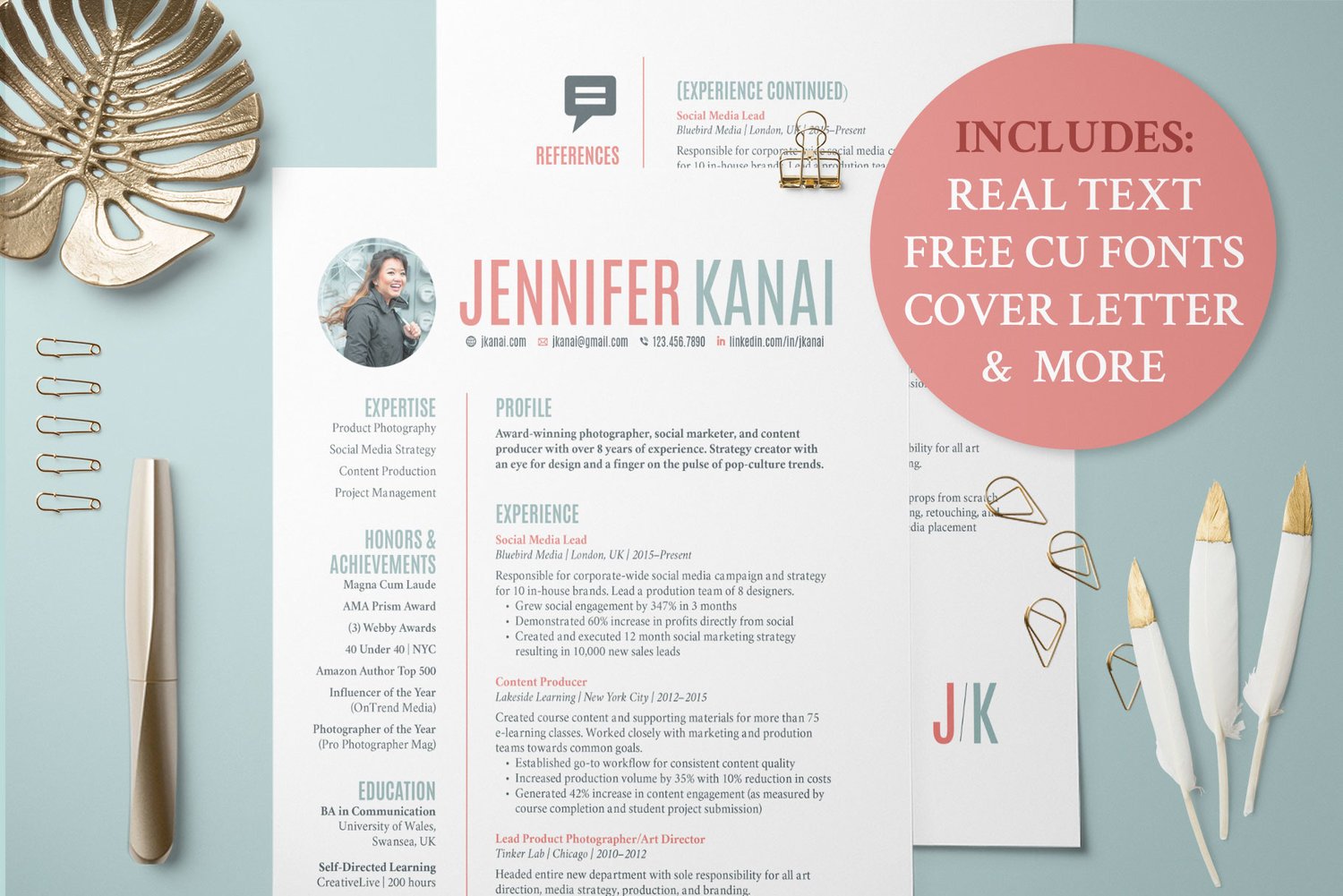 Resume And Coverletter Template