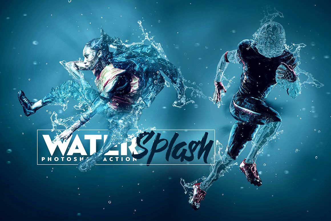 water splash photoshop action free download