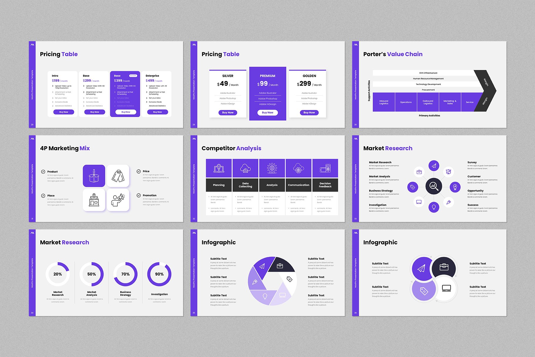 MaxPro Presentation Template - Design Cuts