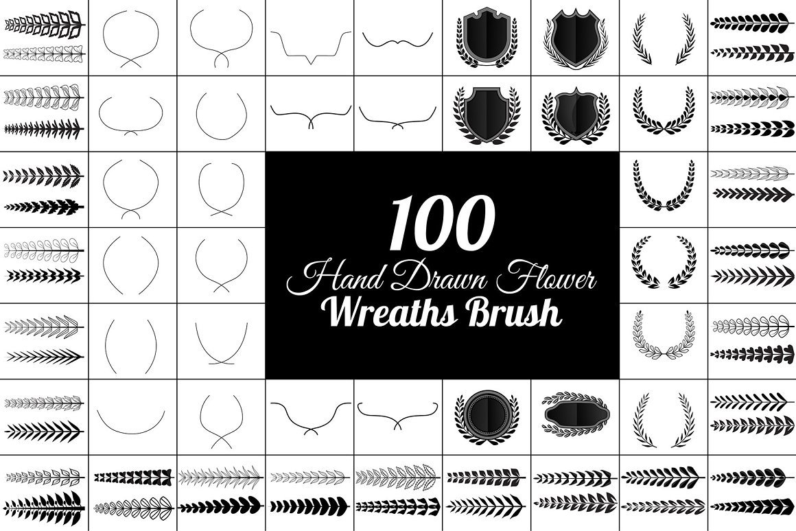 Wreath Photoshop Brush