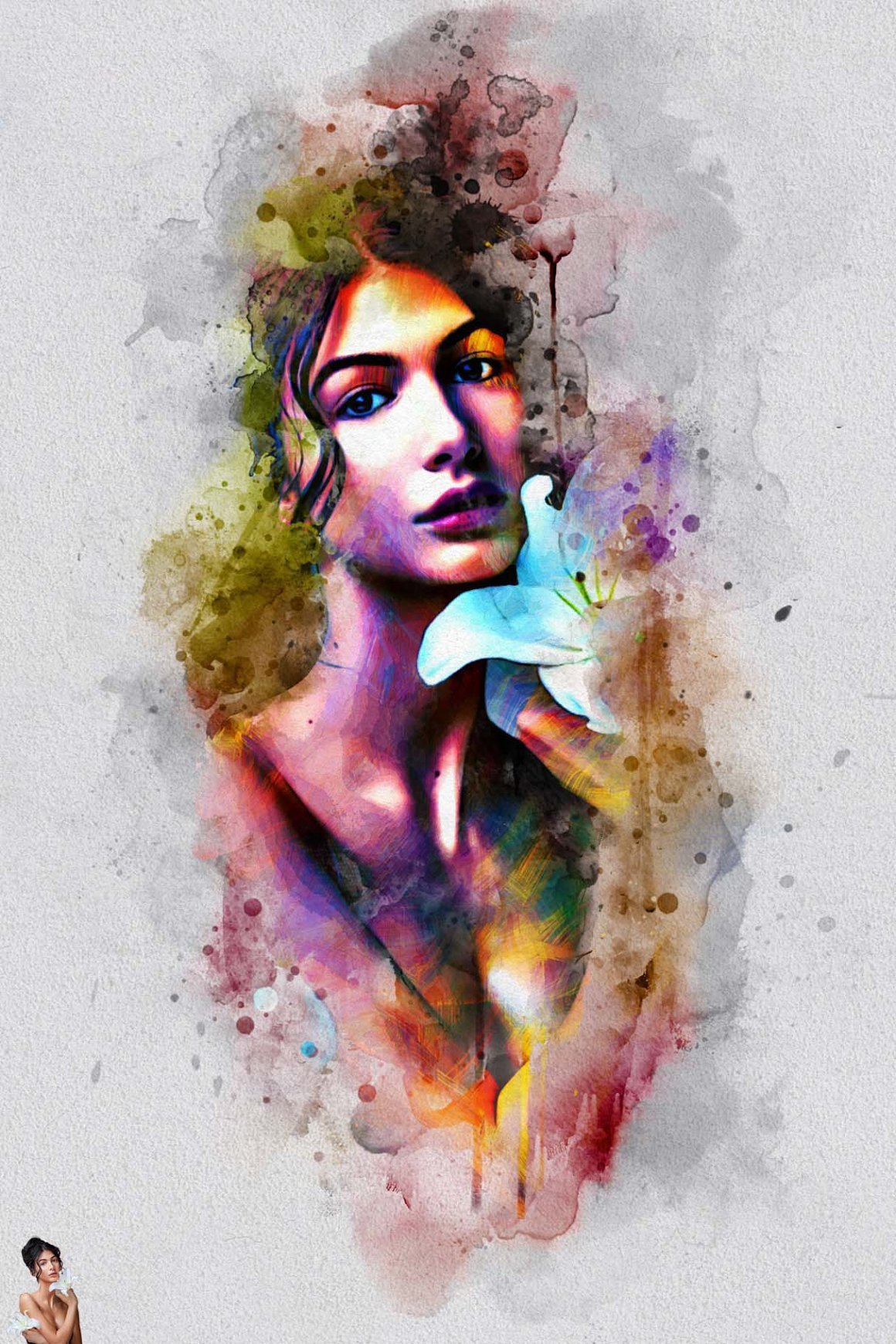 Photoshop Watercolor Painting Effect - Design Cuts