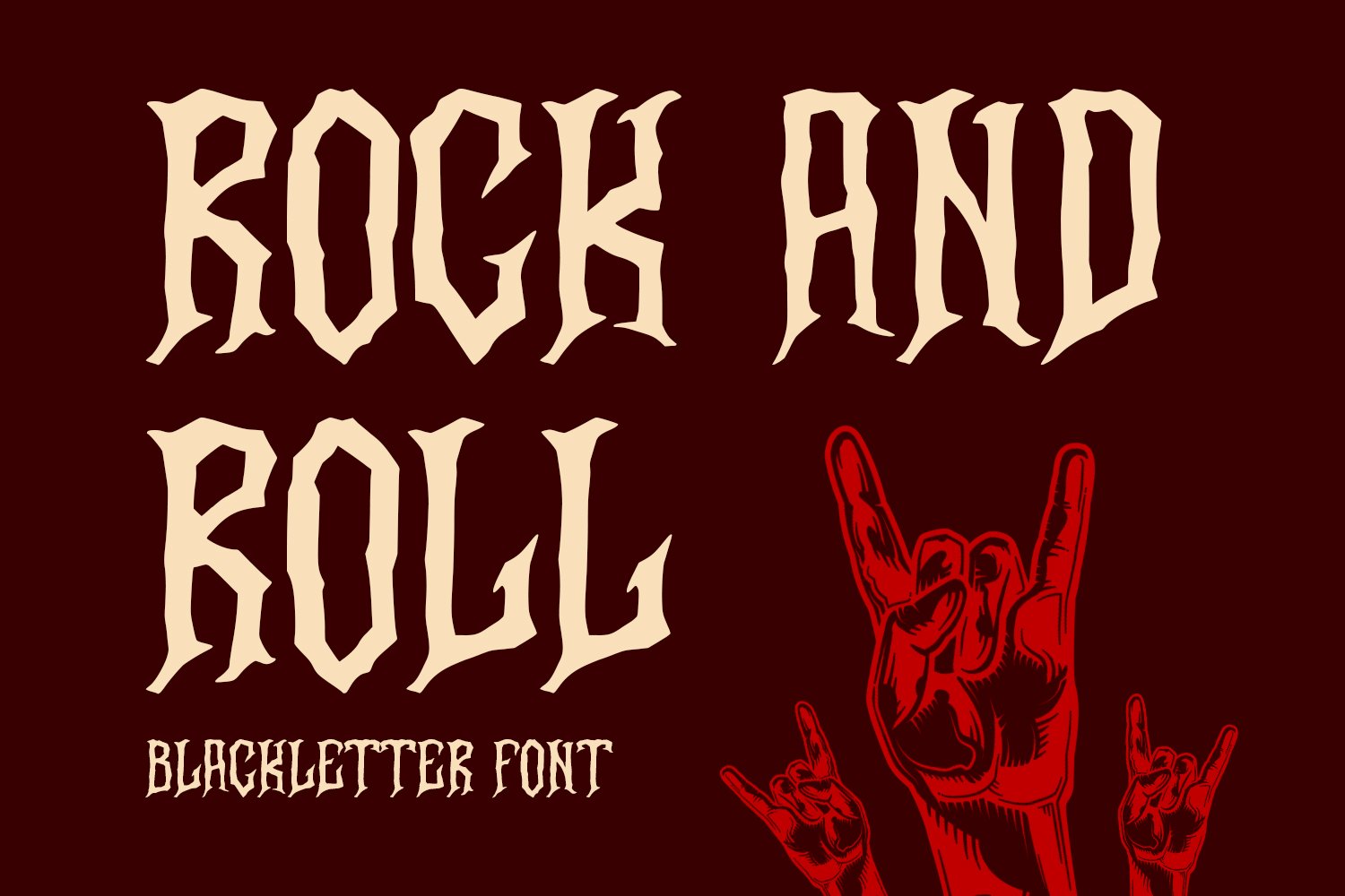 Astriam Blackletter Display Font - Design Cuts