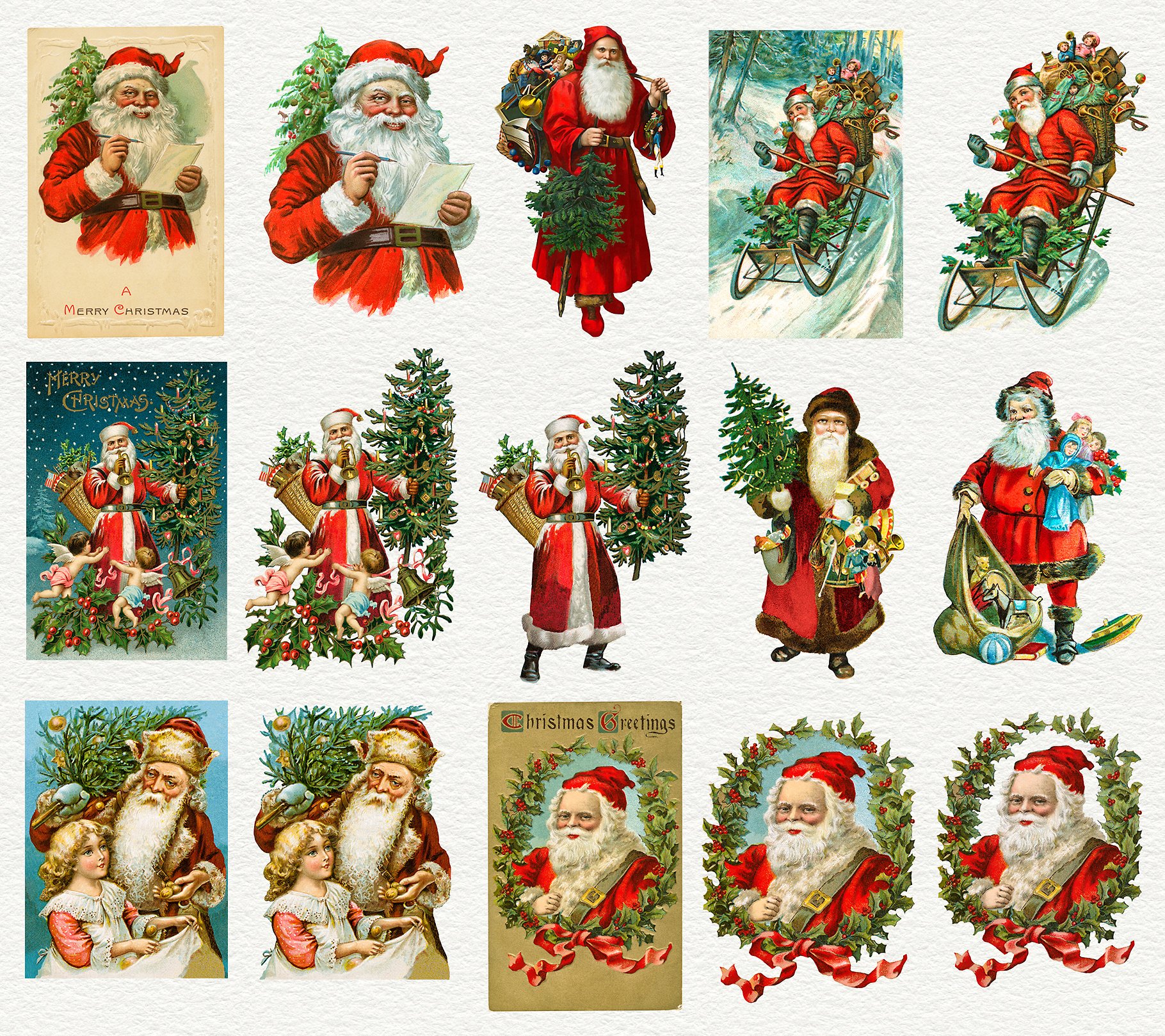 The Vintage Christmas Illustrations Compendium V2 - Design Cuts
