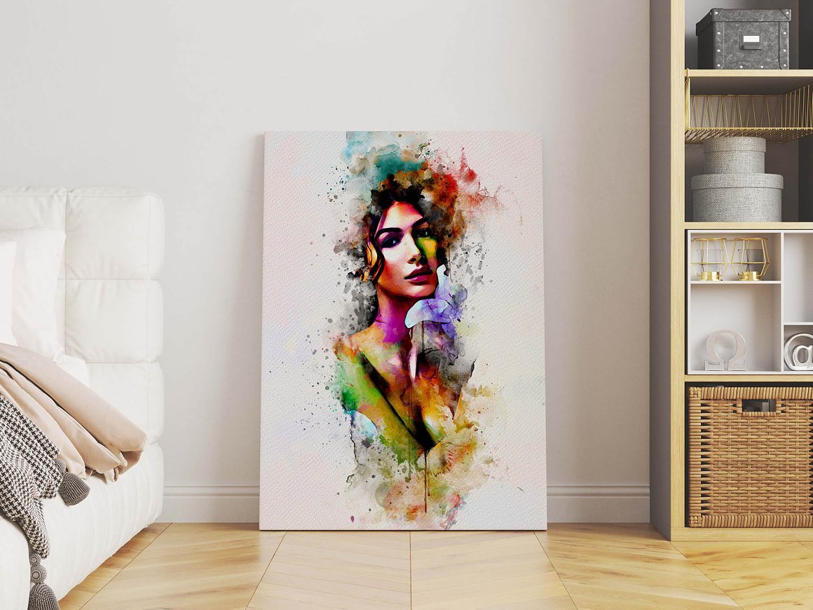 Realistic Painting Watercolor Effect - Design Cuts