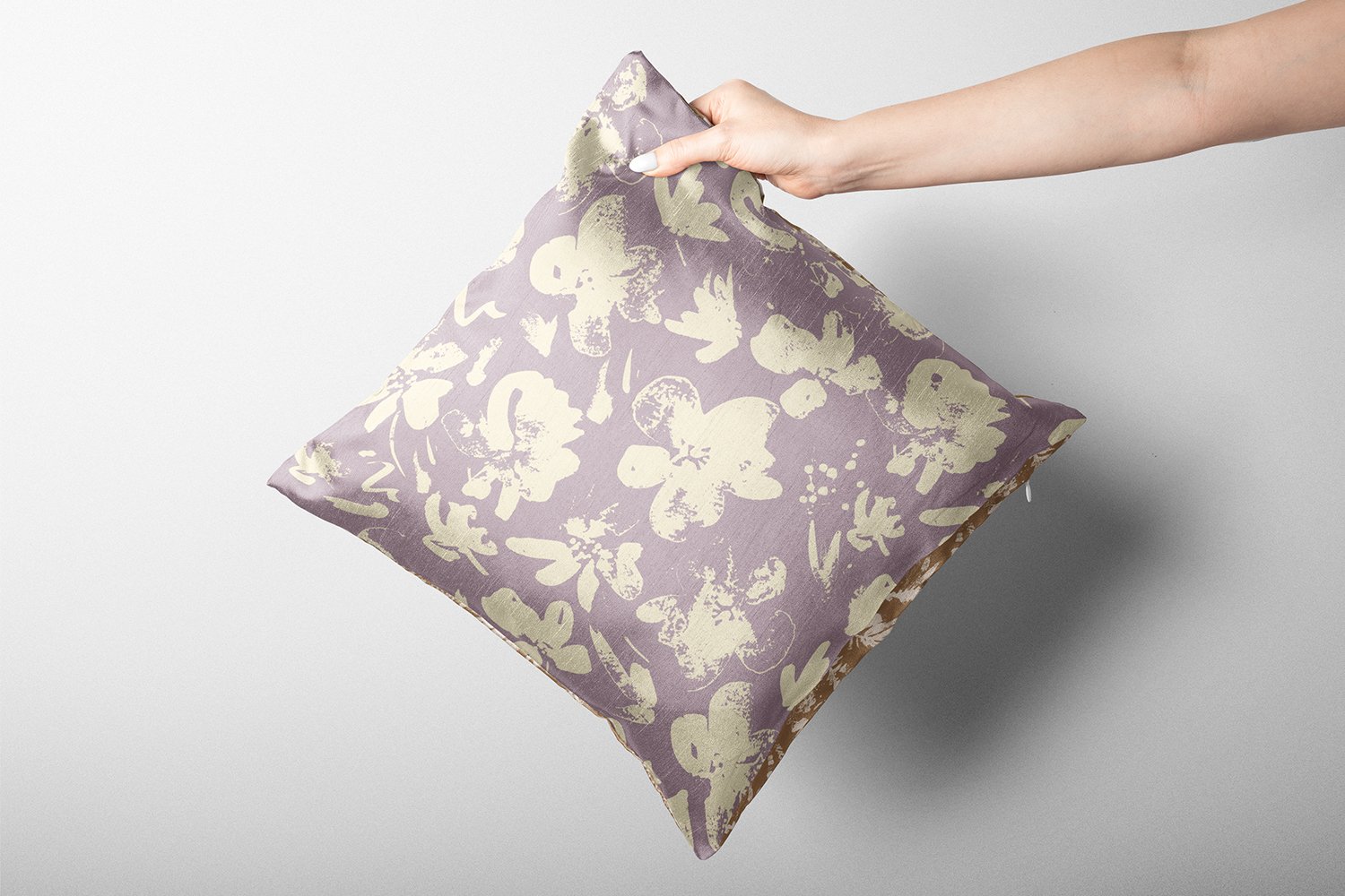 Cute small flowers pattern Throw Pillow by ANNCHIC