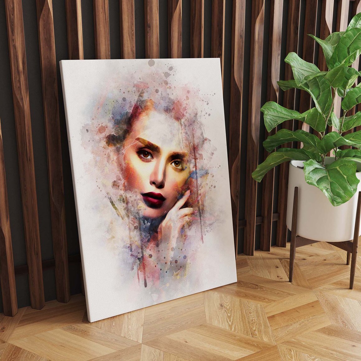 Portrait Painting From Photo Effect - Design Cuts