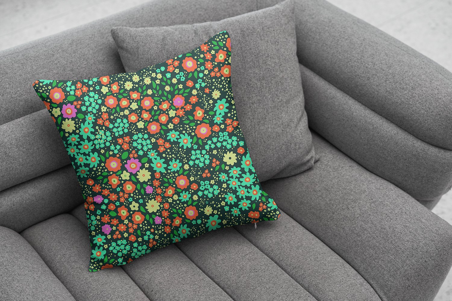 Cute small flowers pattern Throw Pillow by ANNCHIC