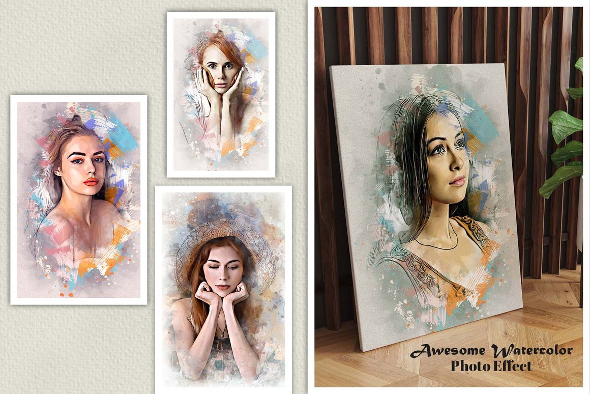 Awesome Watercolor Photo Effect - Design Cuts