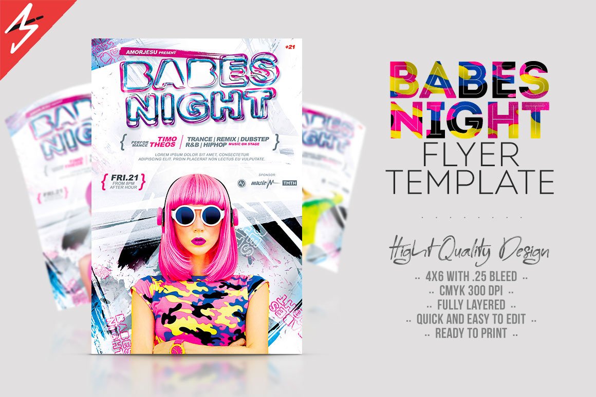 Event Promotion Fashion show Flyer Template