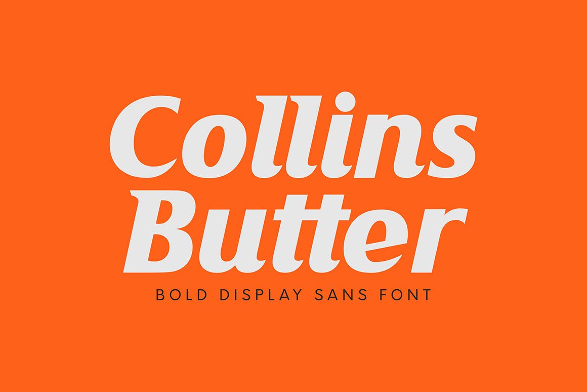 Collins Butter  Display Sans Font