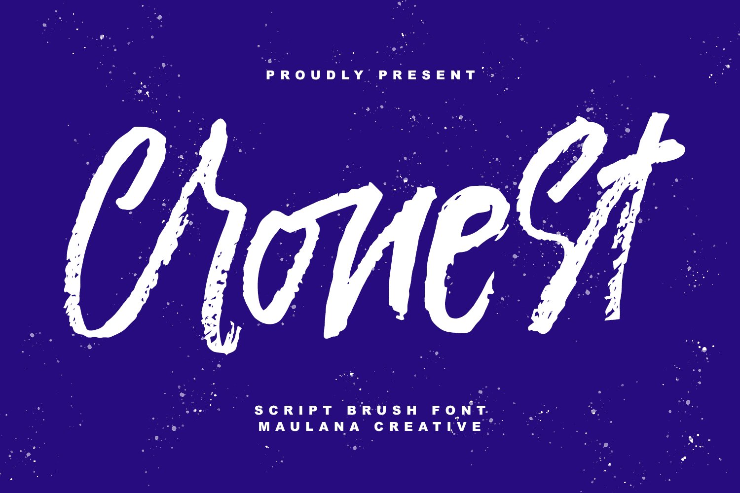 Cronest Script Brush Font - Design Cuts