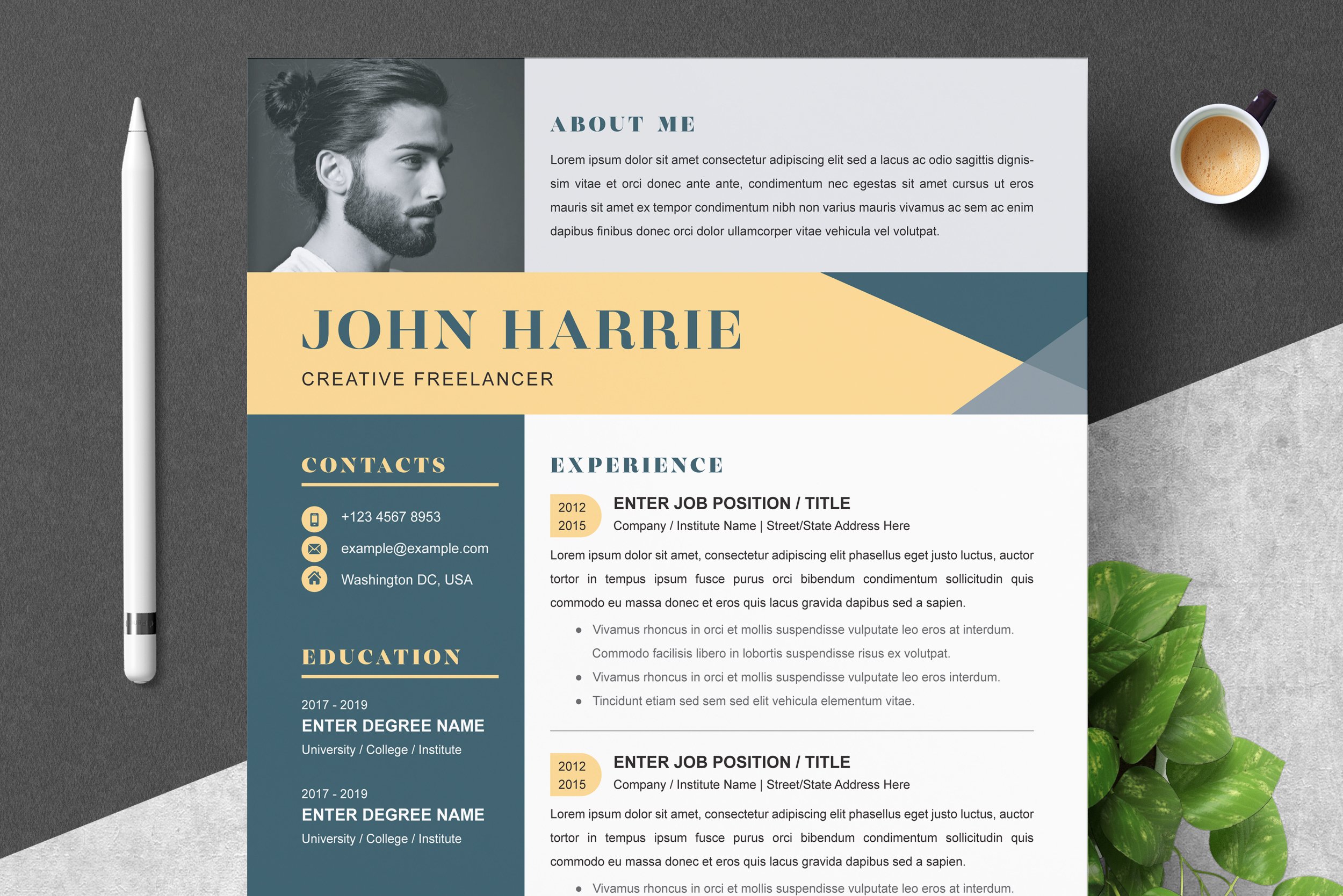 Executive Resume Template - Design Cuts