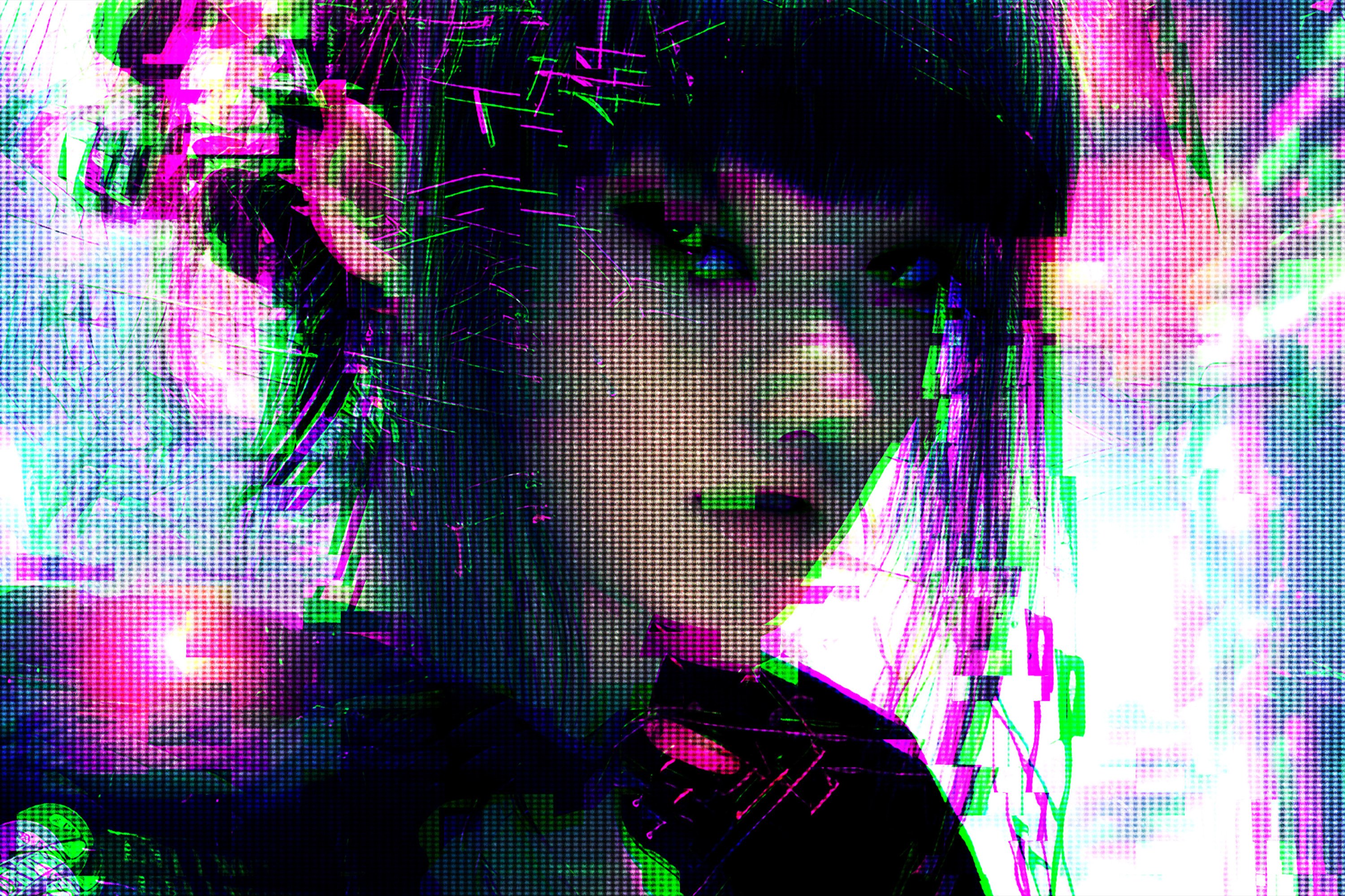 Cyber Psychosis Distortion Photo Effect - Design Cuts