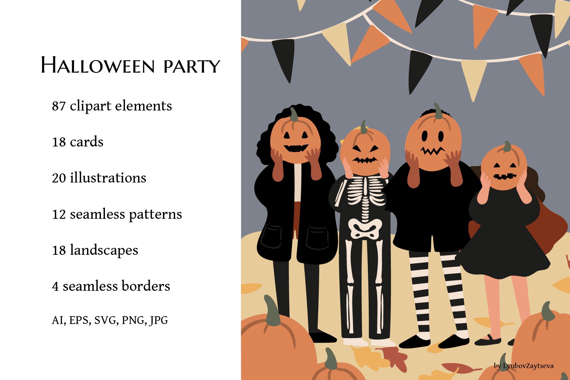 halloween party borders