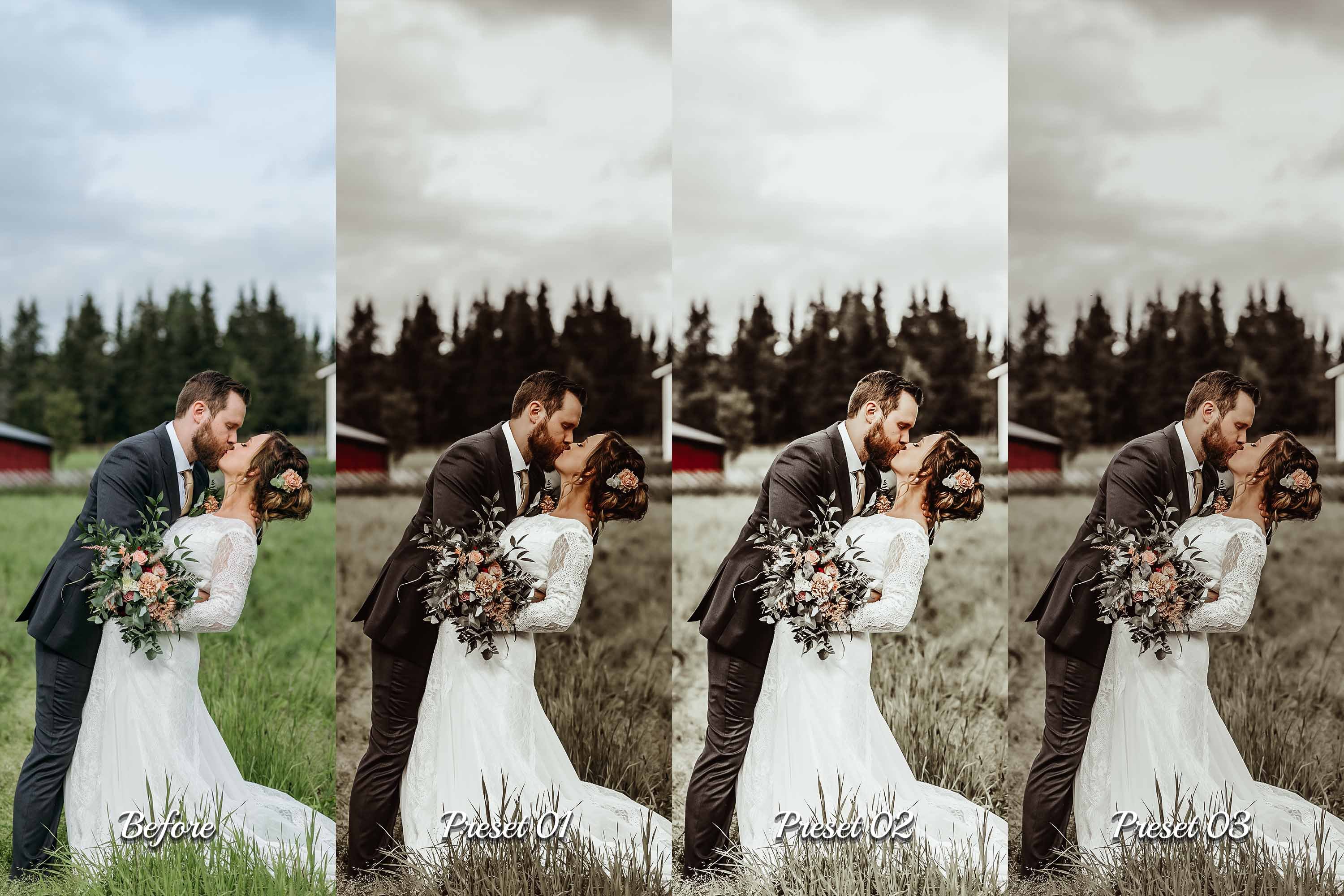 12 Boho Wedding Lightroom Presets - Design Cuts