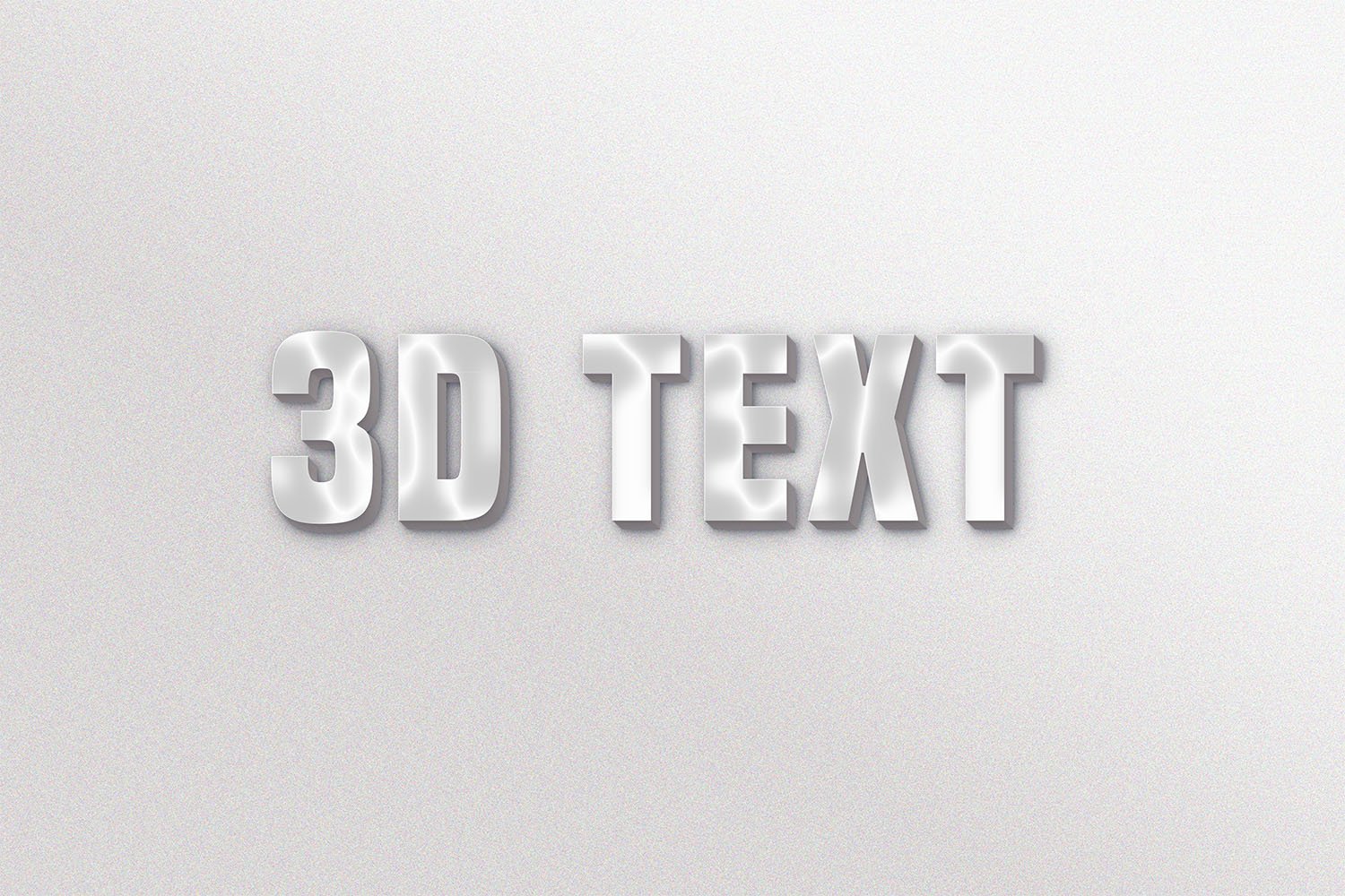 3D Text Effect PSD - Design Cuts