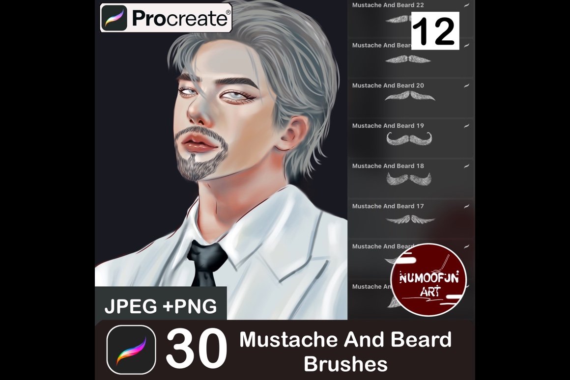 Mustache Photoshop Brush