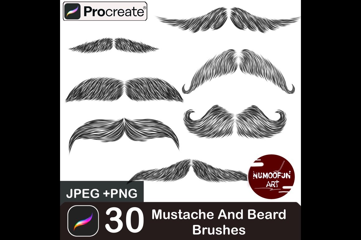 Mustache Photoshop Brush