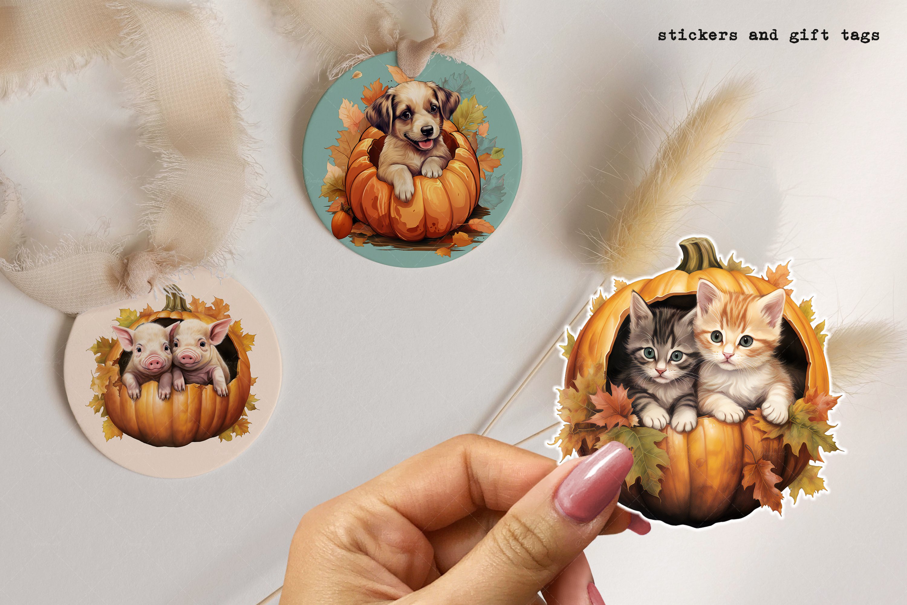 Watercolor Autumn | Fall Animals