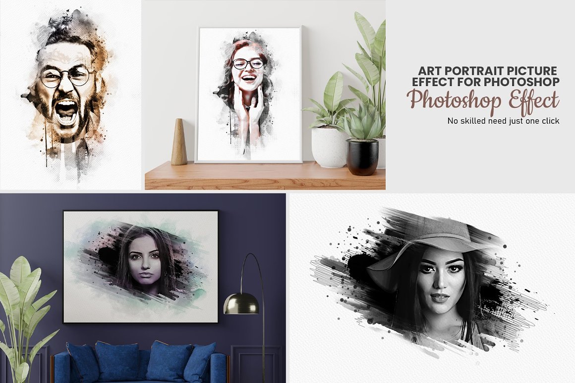 Portrait Picture Photo Art Effect - Design Cuts