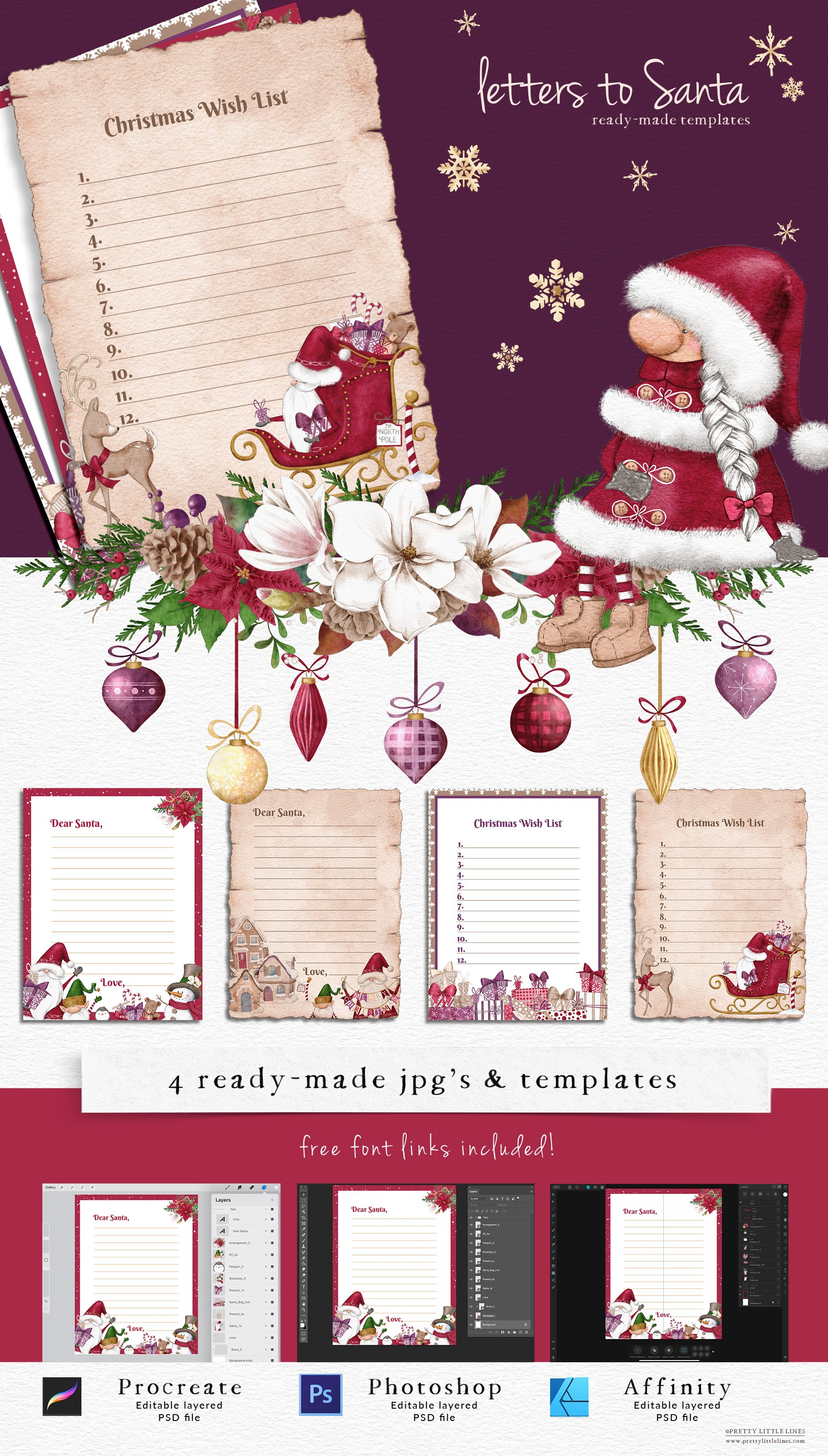 Pretty Little Christmas Construction Kit - Design Cuts