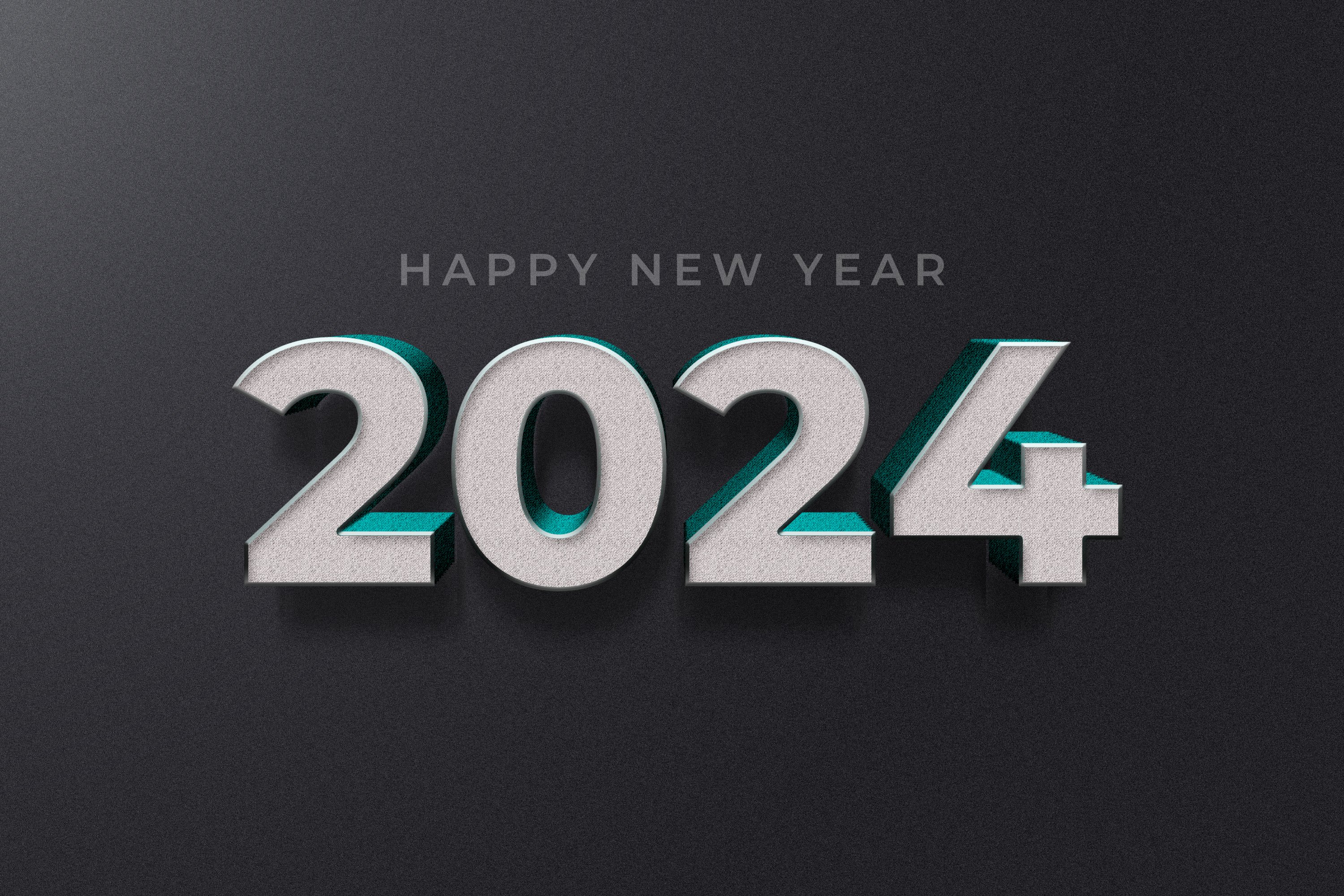 New Year Text Effect PSD - Design Cuts