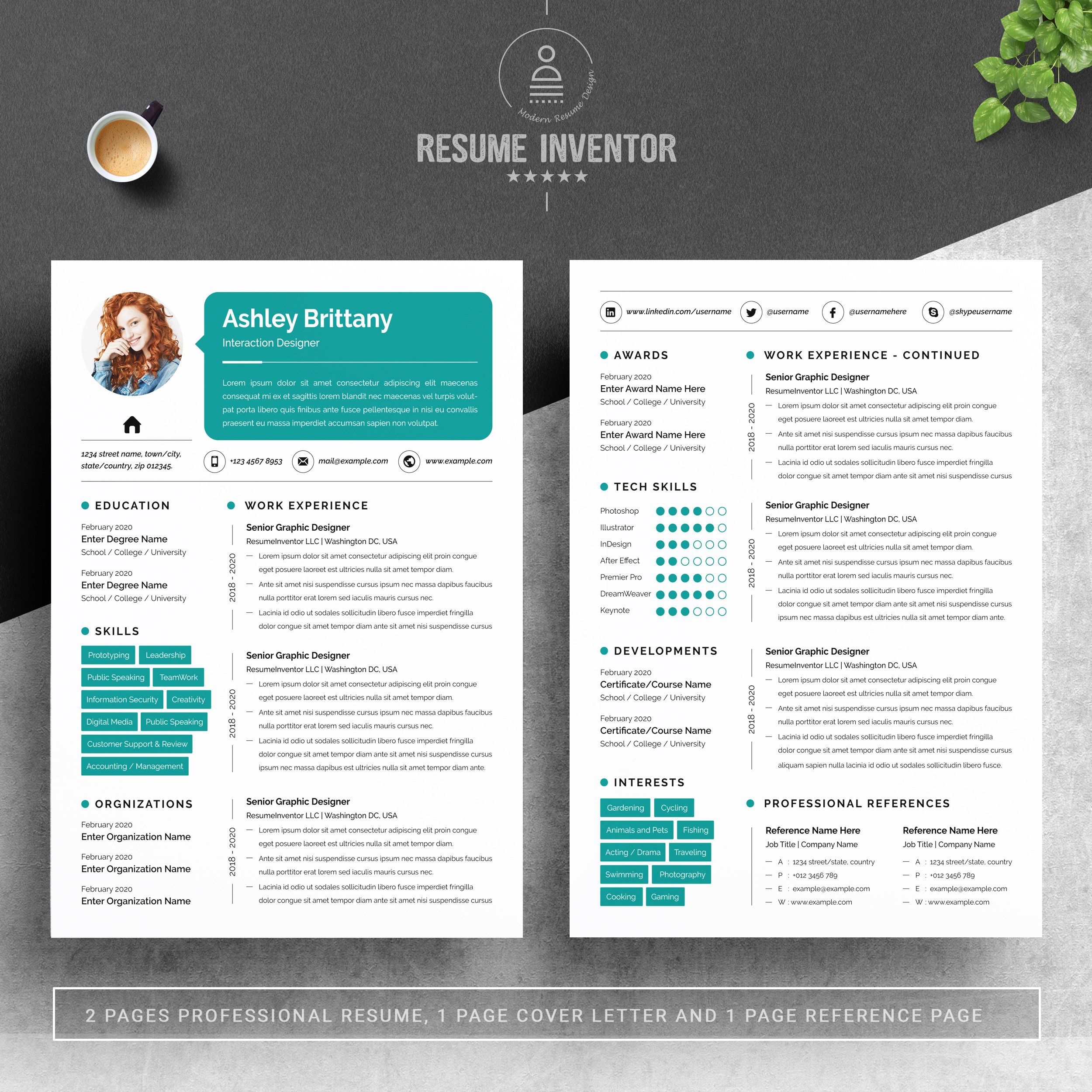 Simple Resume Template - Design Cuts