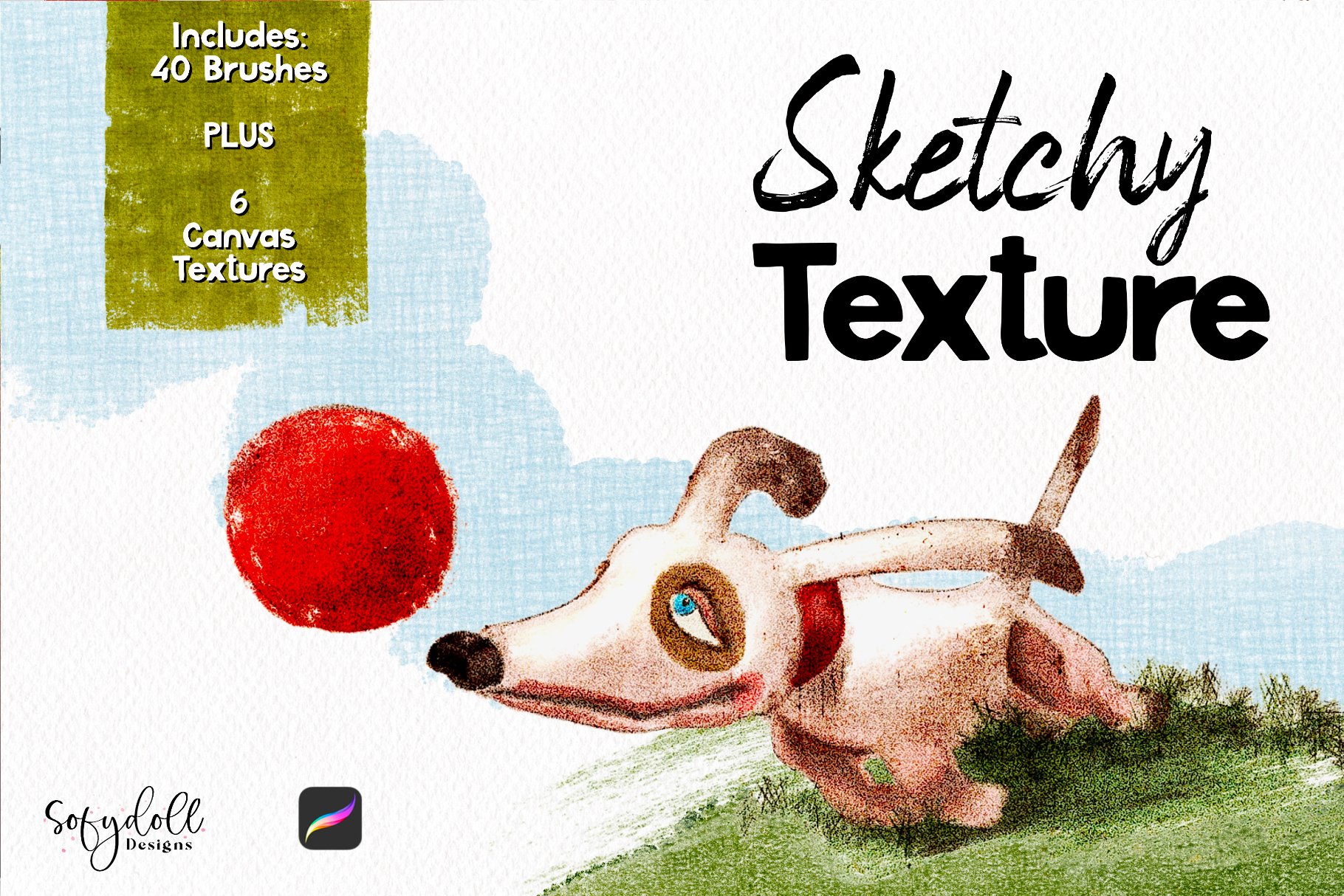 Sketchy Texture Kit For Procreate