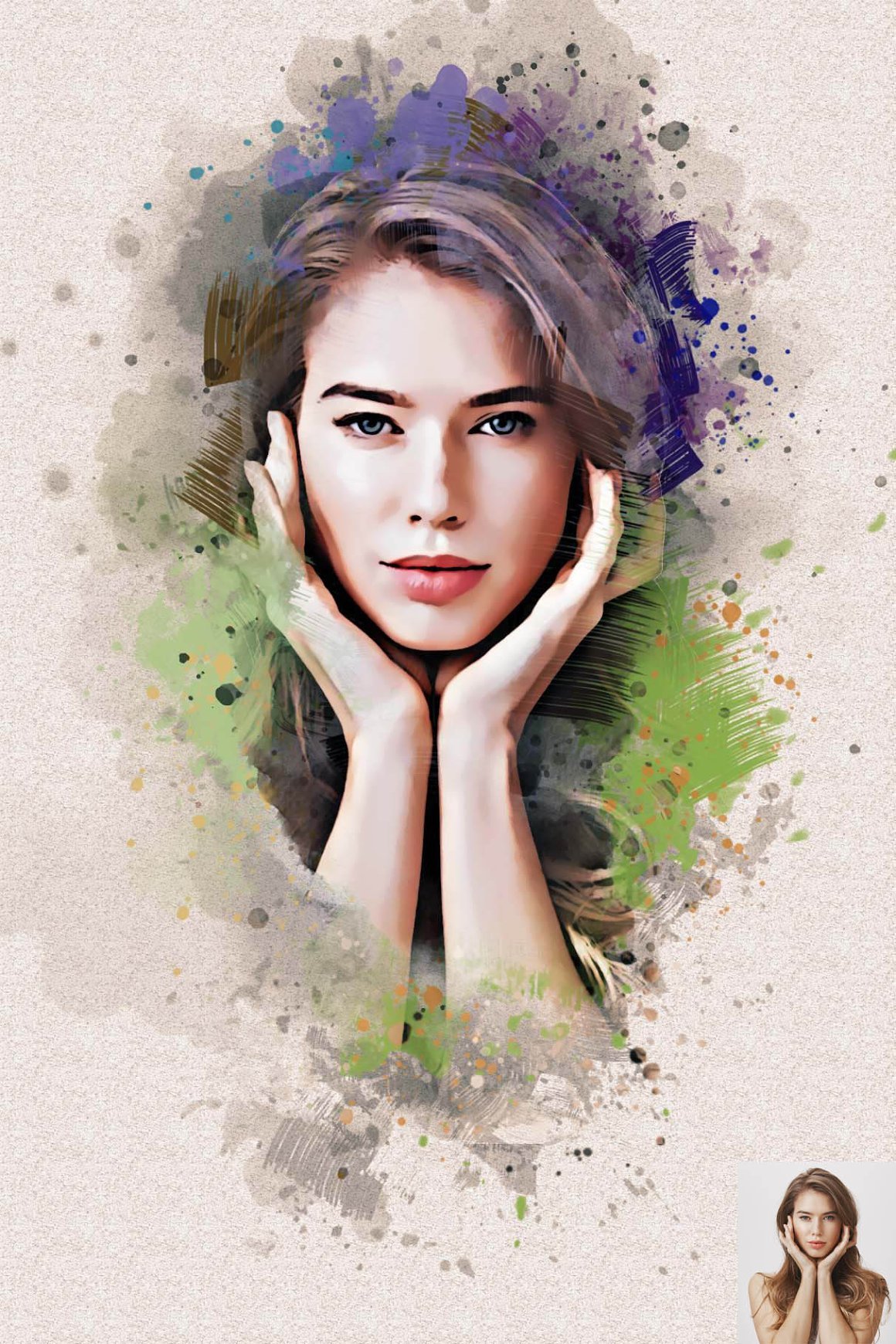 Mixed Media Art Photo Effect - Design Cuts